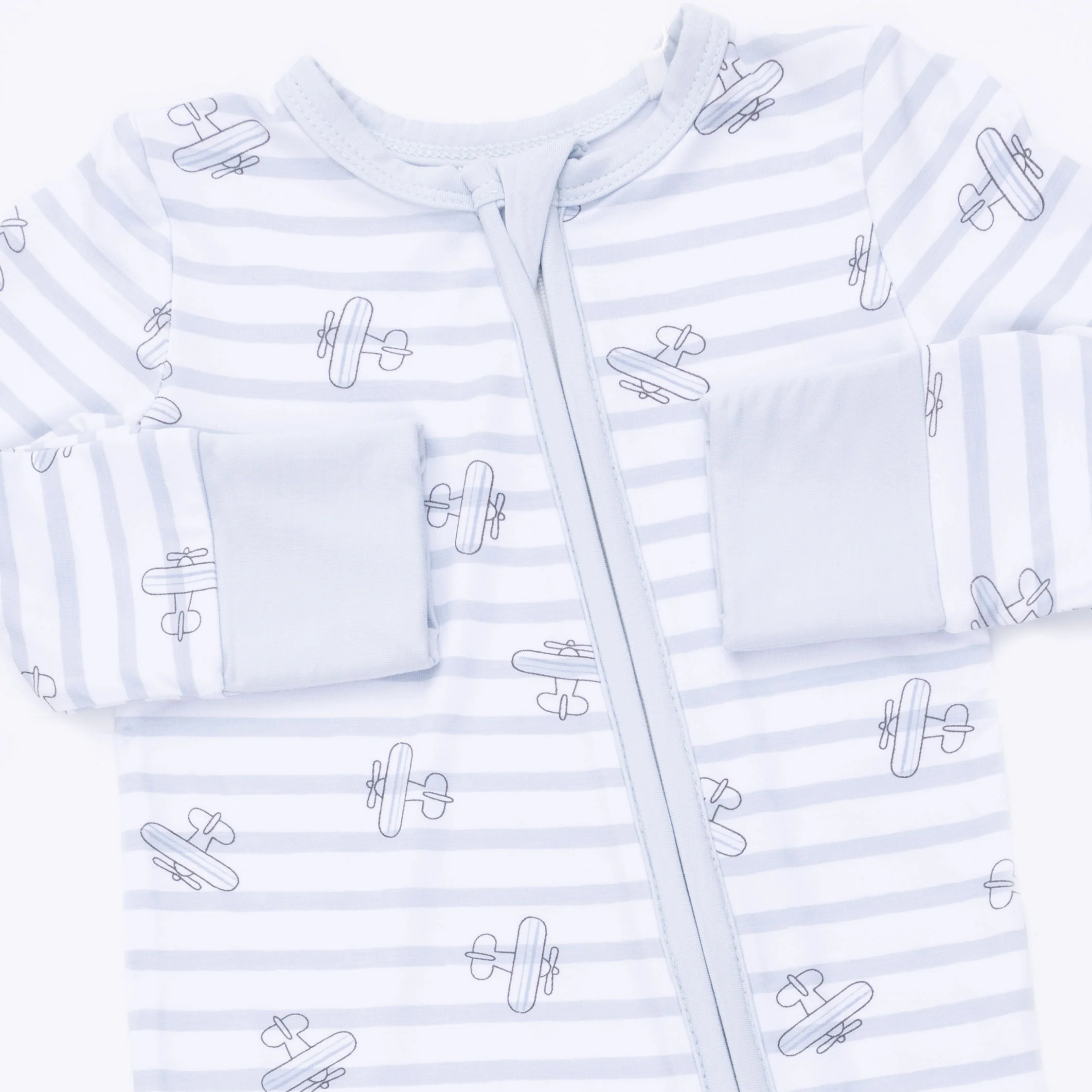 Airplane Stripe - Convertible Romper - Image 3