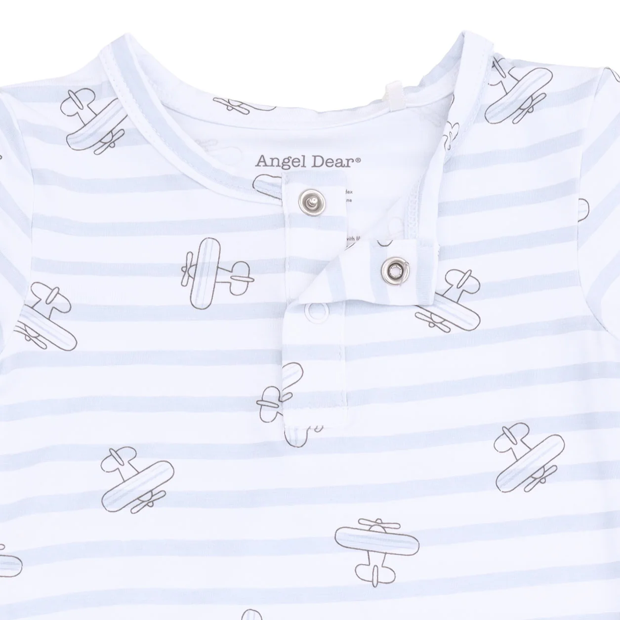Airplane Stripe - Henley Bodysuit - Image 3