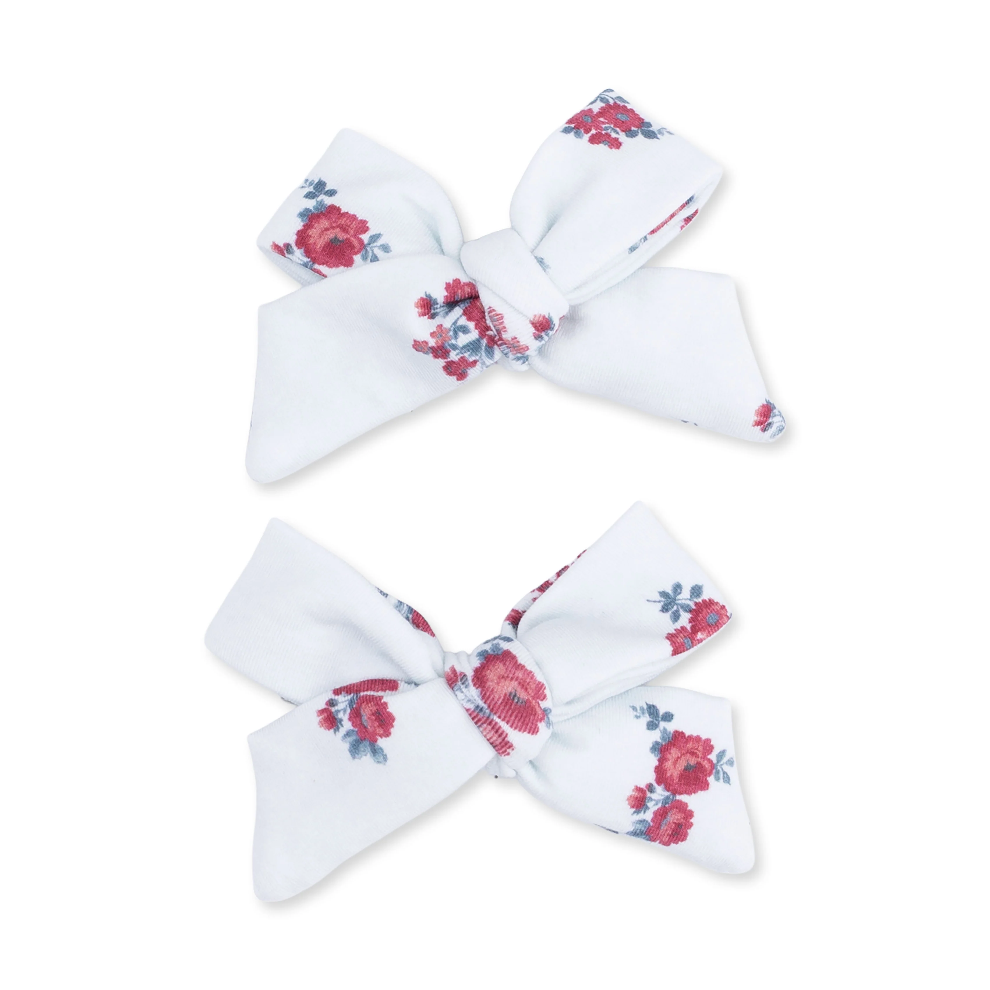 Alyssa Floral - 2 Pack Bow Clips