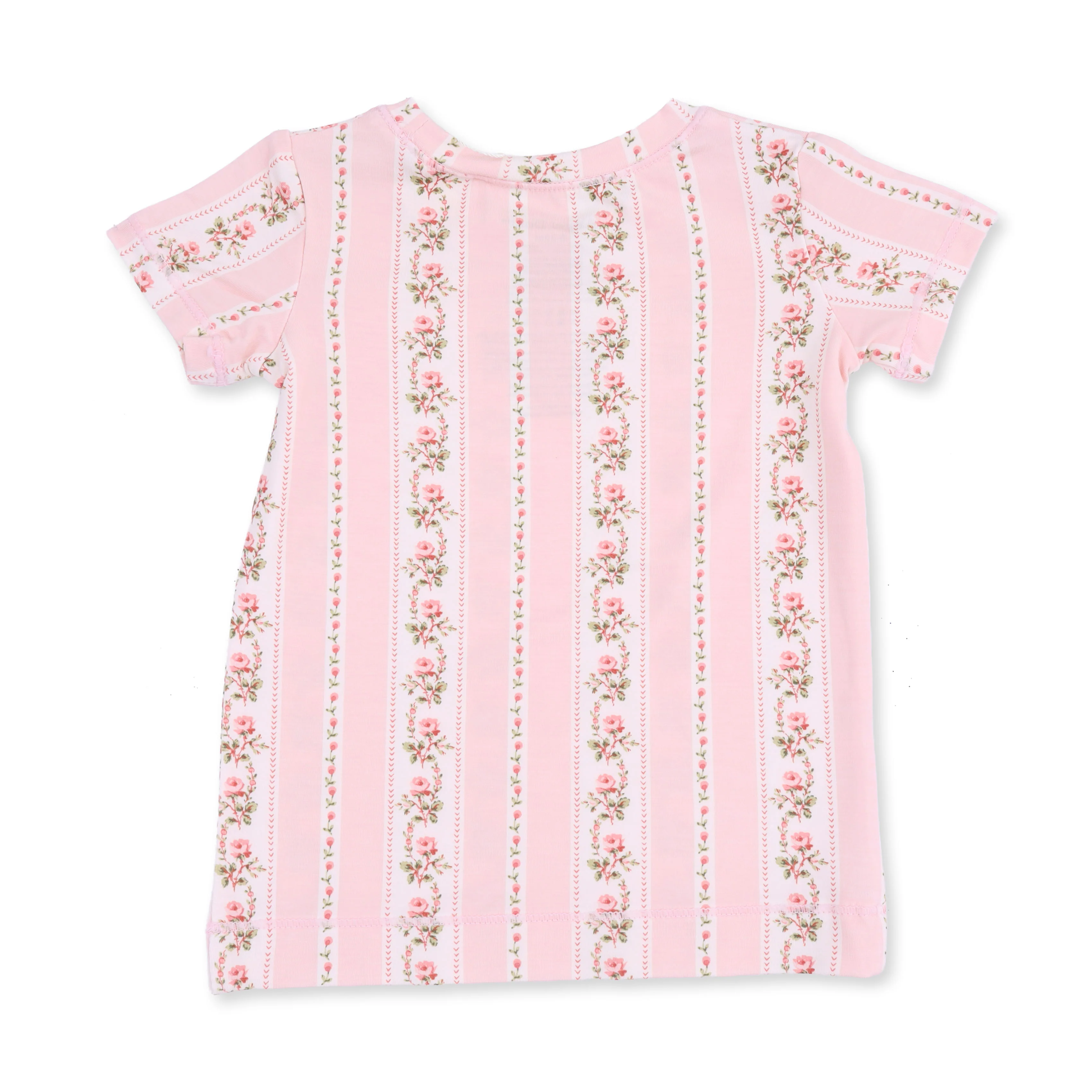 Antoinette Stripe - Short Sleeve Loungewear Set - Image 2