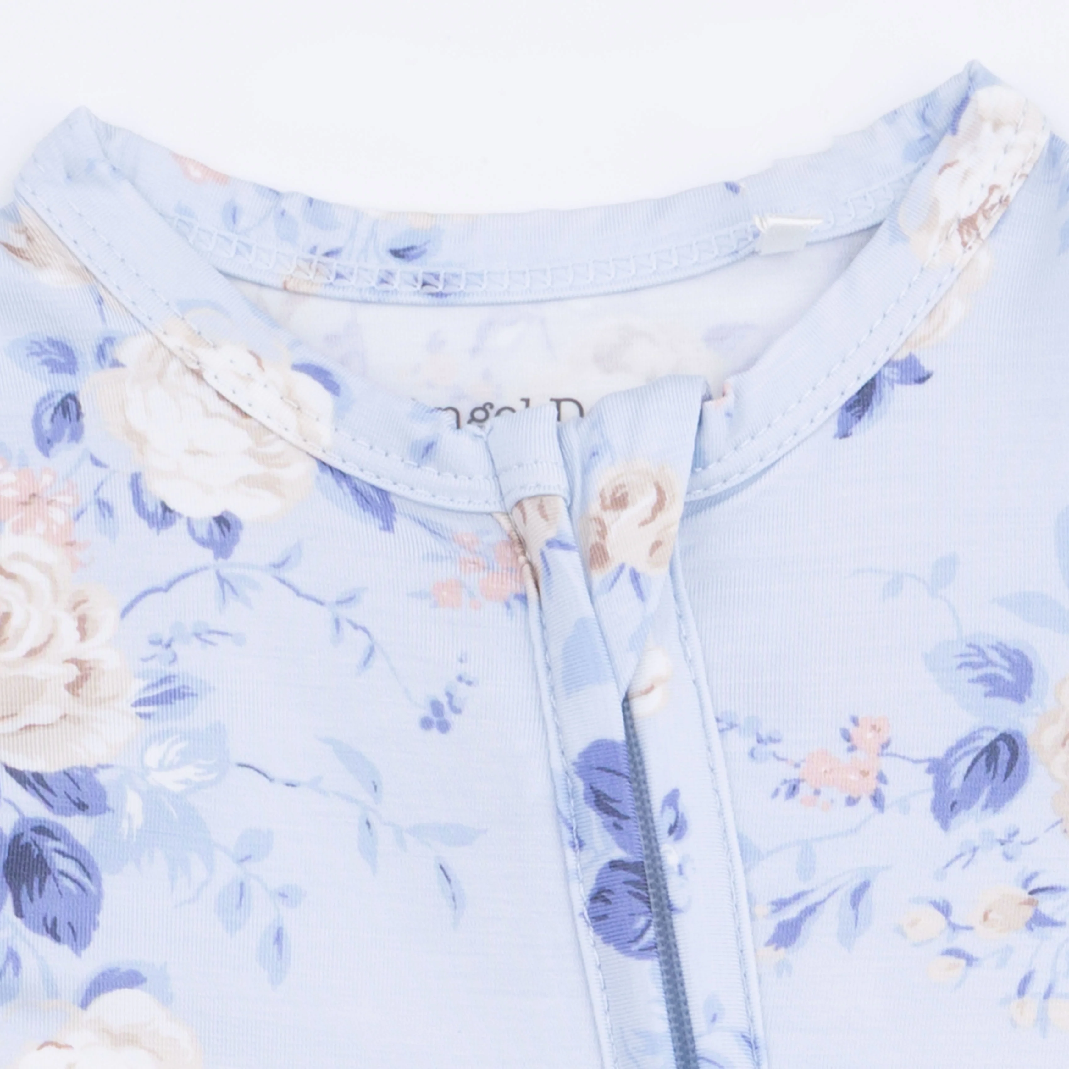 Ashley Rose Floral - 2 Way Ruffle Back Zipper Footie - Image 6