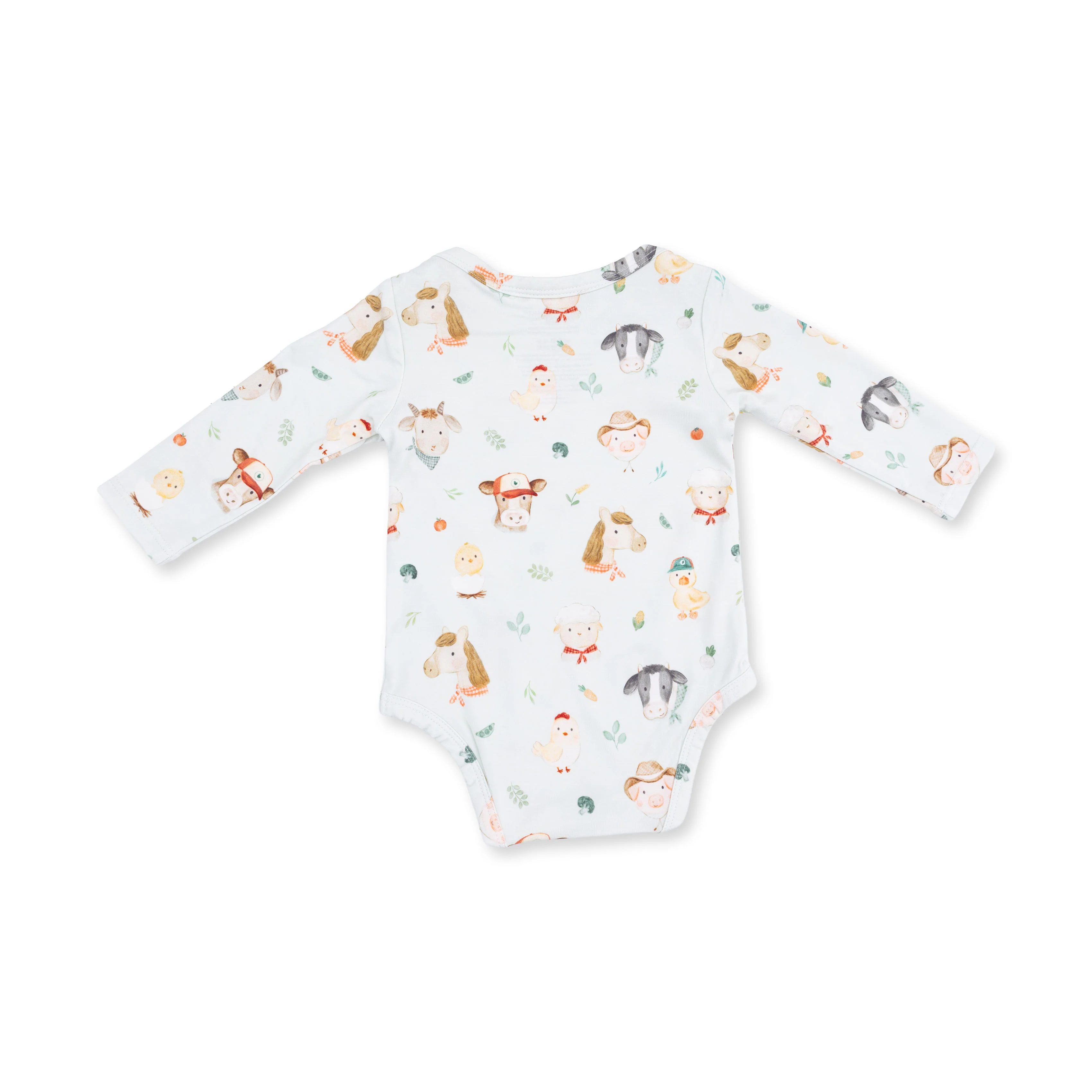 Baby Farm Faces - Long Sleeve Bodysuit - Image 2