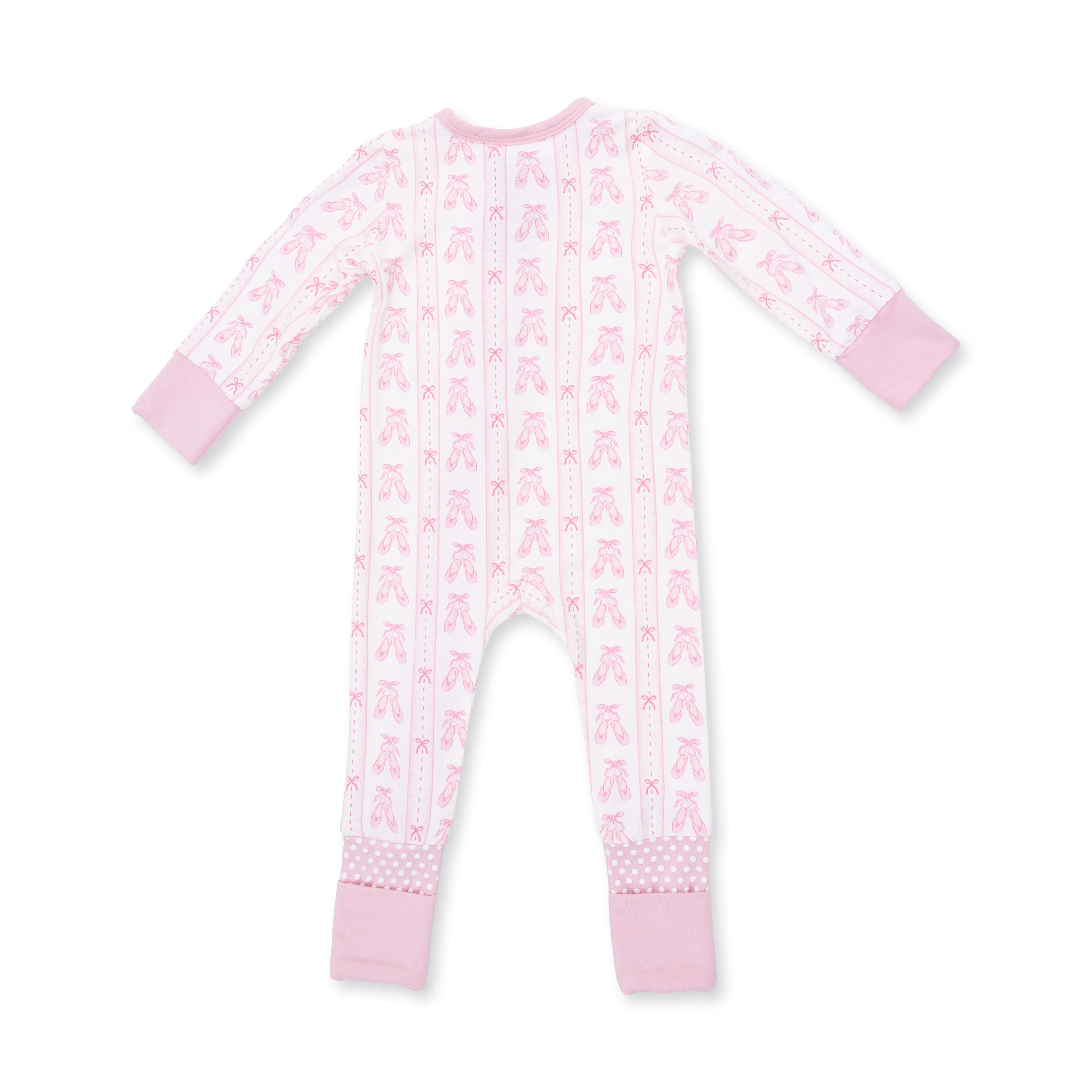 Ballet Shoes Ribbon Stripe - Convertible Romper - Image 2