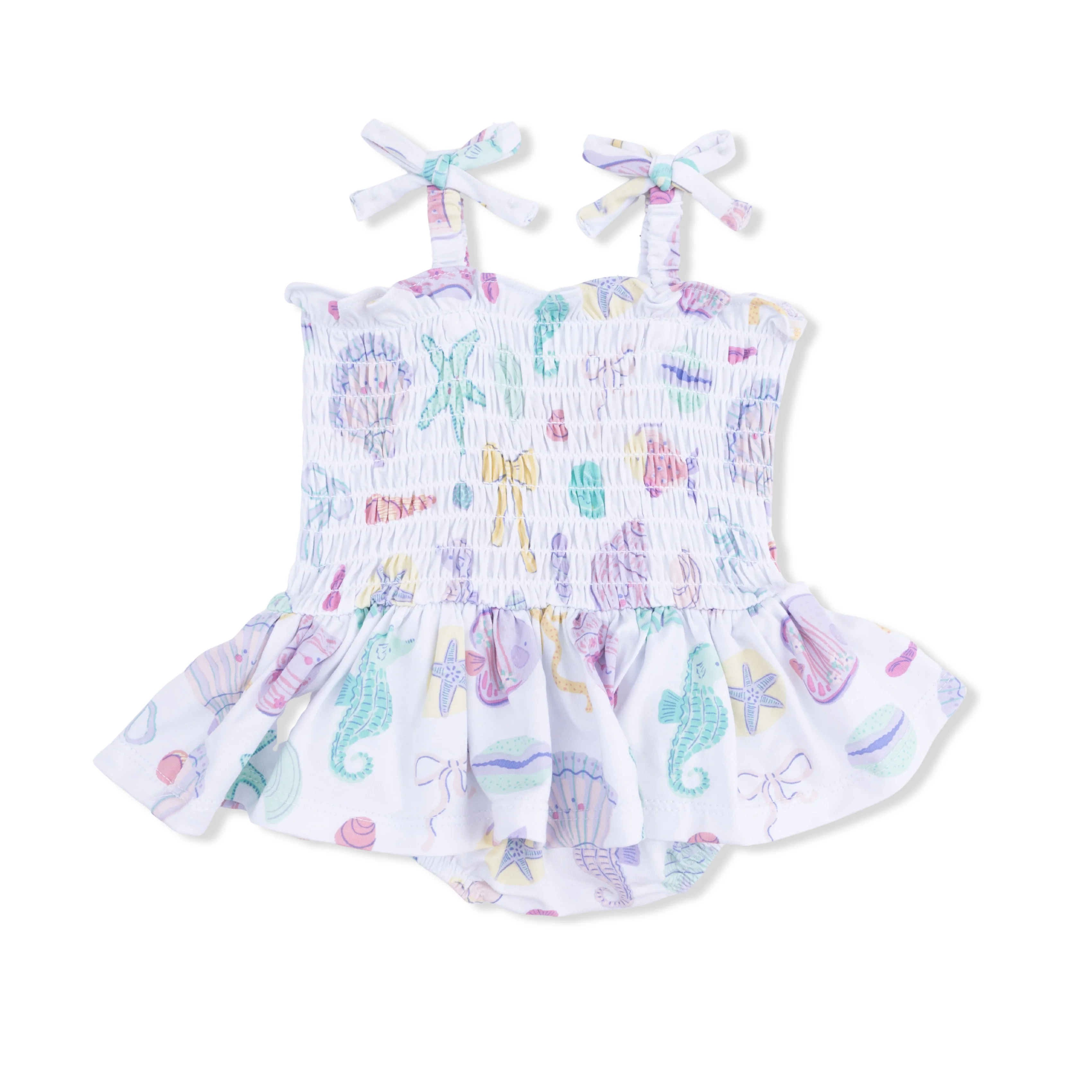 Beach Days - Smocked Bubble with Skirt - Image 3