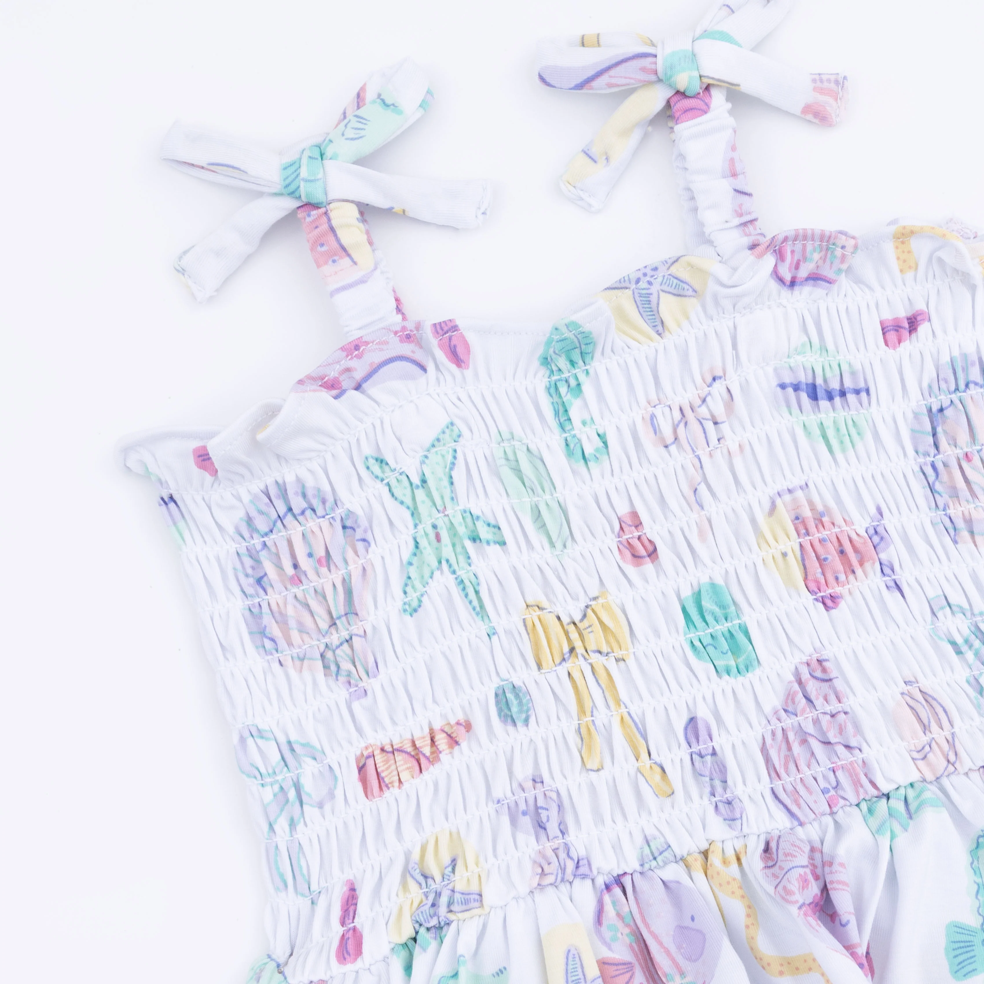 Beach Days - Smocked Bubble with Skirt - Image 4