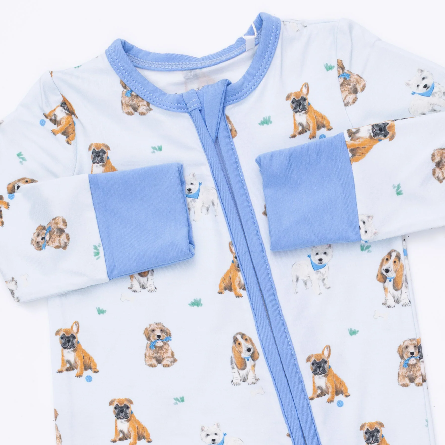 Bestie Dogs Blue - Convertible Romper - Image 3