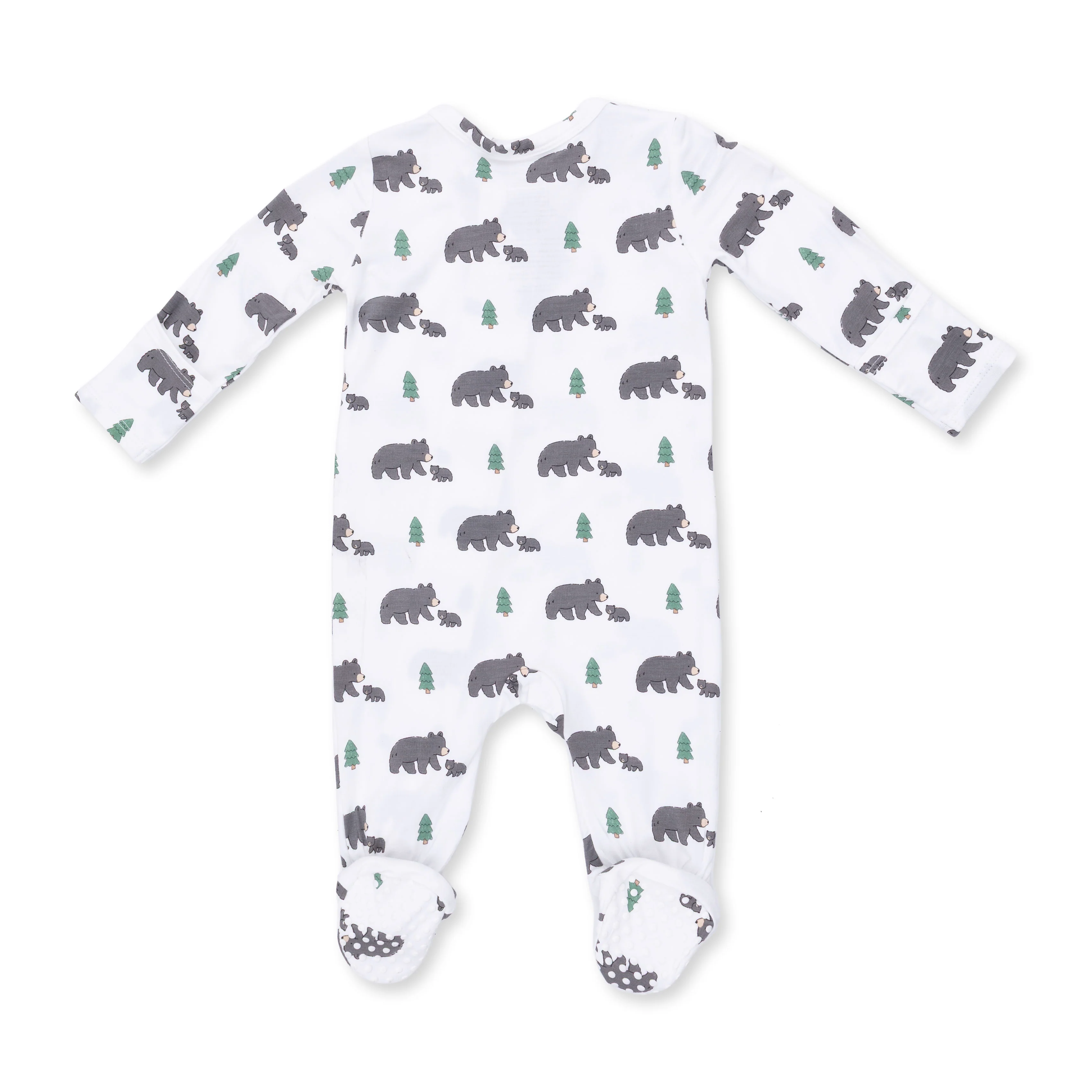 Black Bears - 2 Way Zipper Footie - Image 2