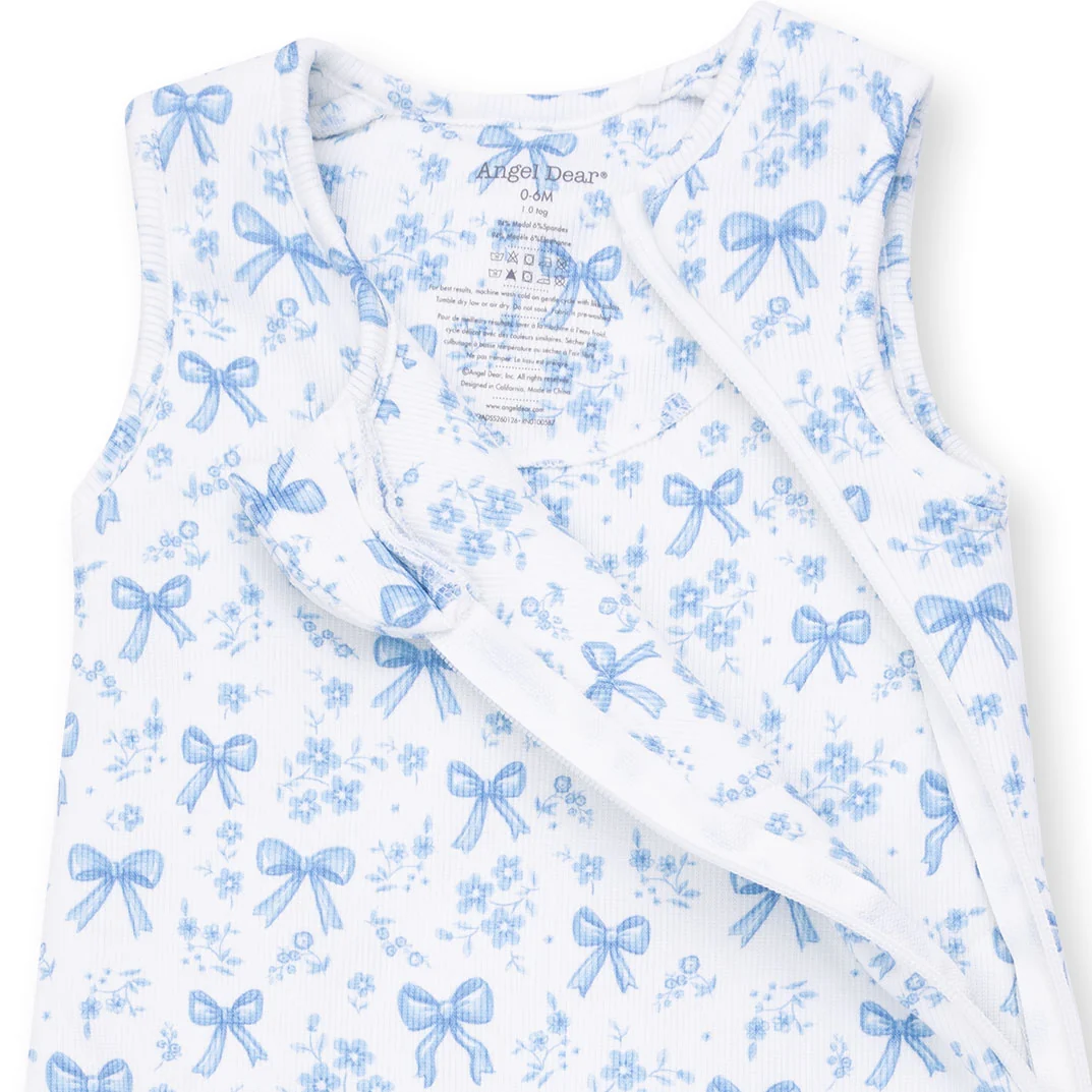 Blue Bows and Flowers - Sleep Bag - Image 3