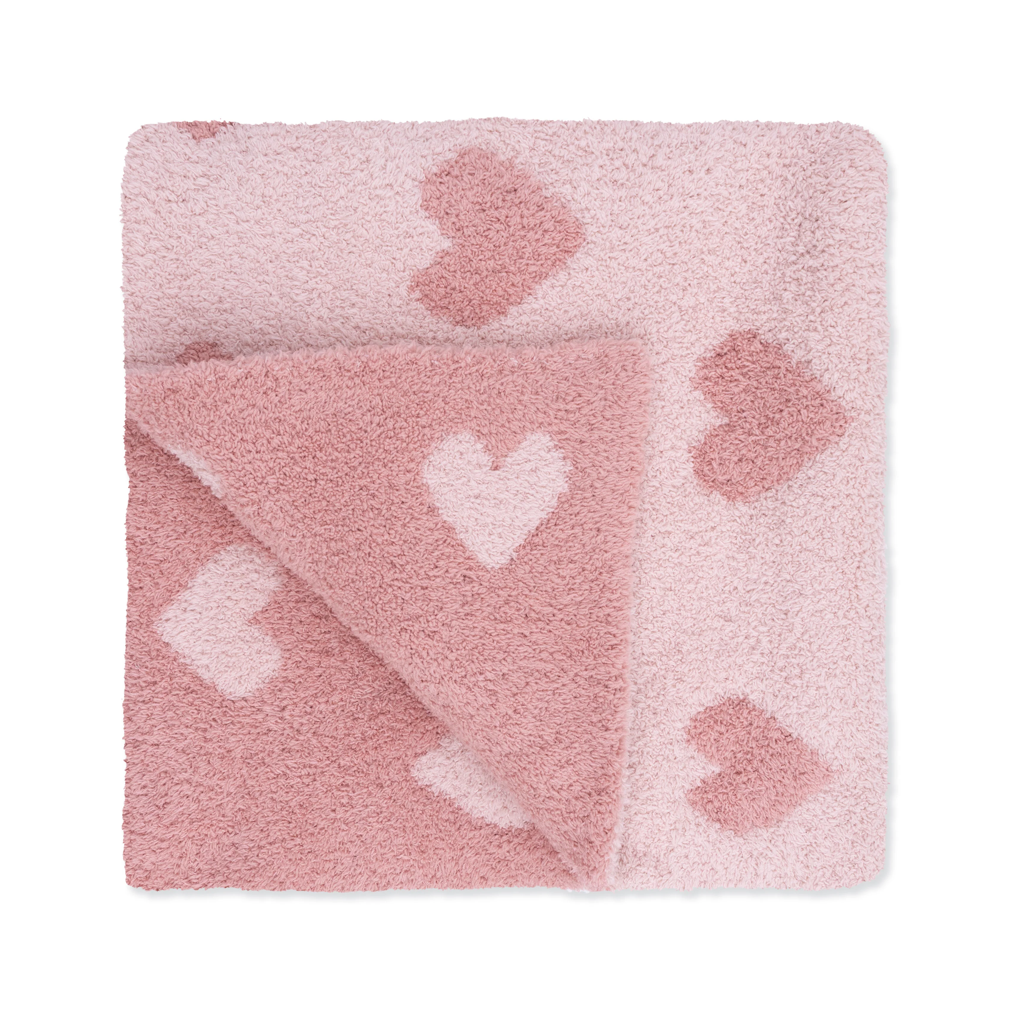 Blush and Rose Heart Blanket - Image 6