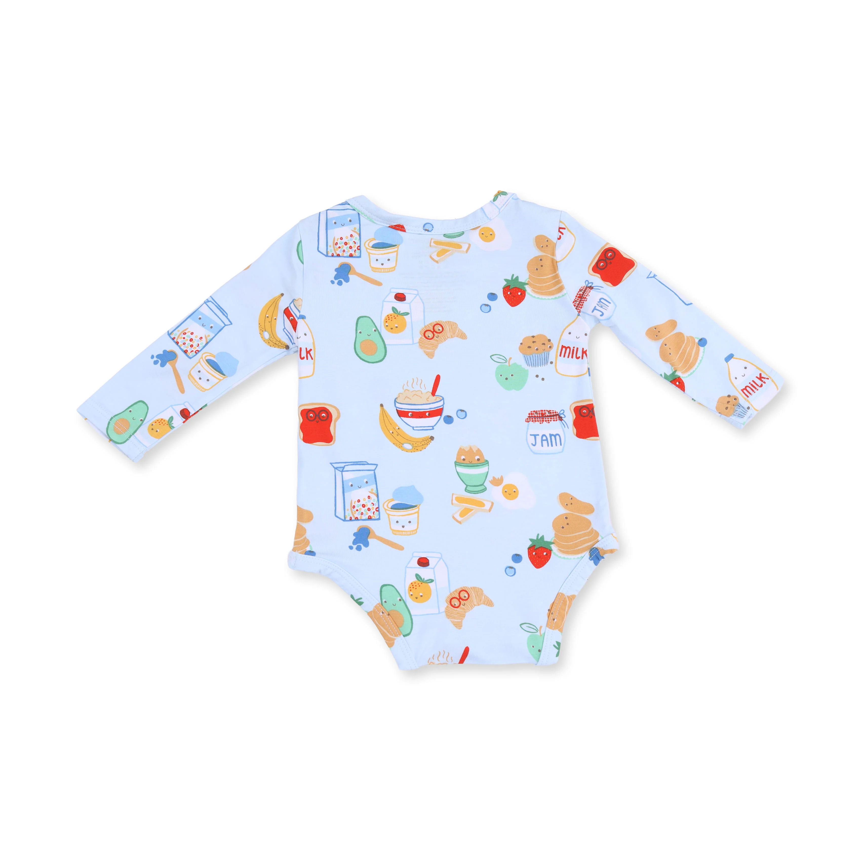 Breakfast Club Blue - Long Sleeve Bodysuit - Image 3
