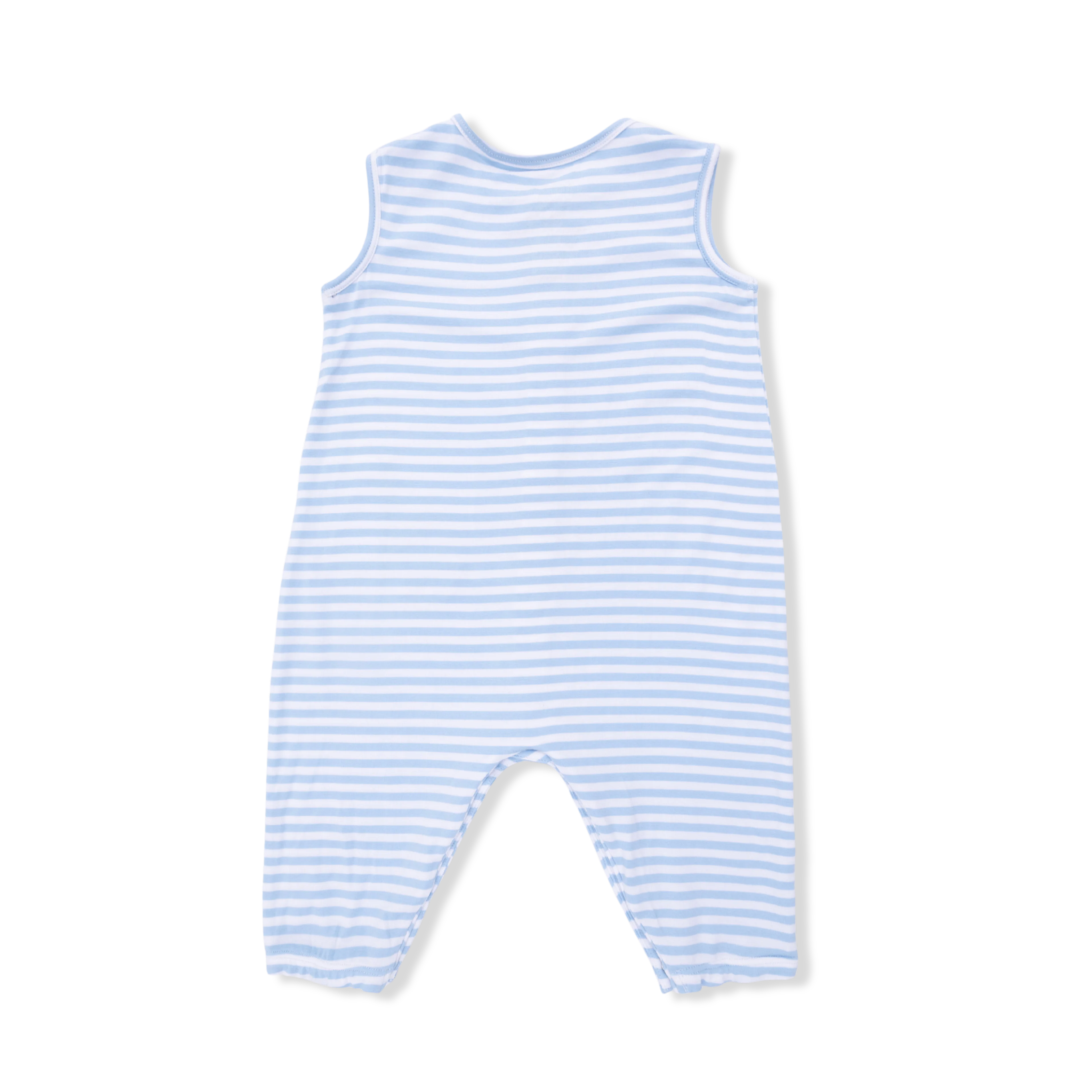 Bubbly Sailboat Stripe - Sleeveless Romper - Image 3