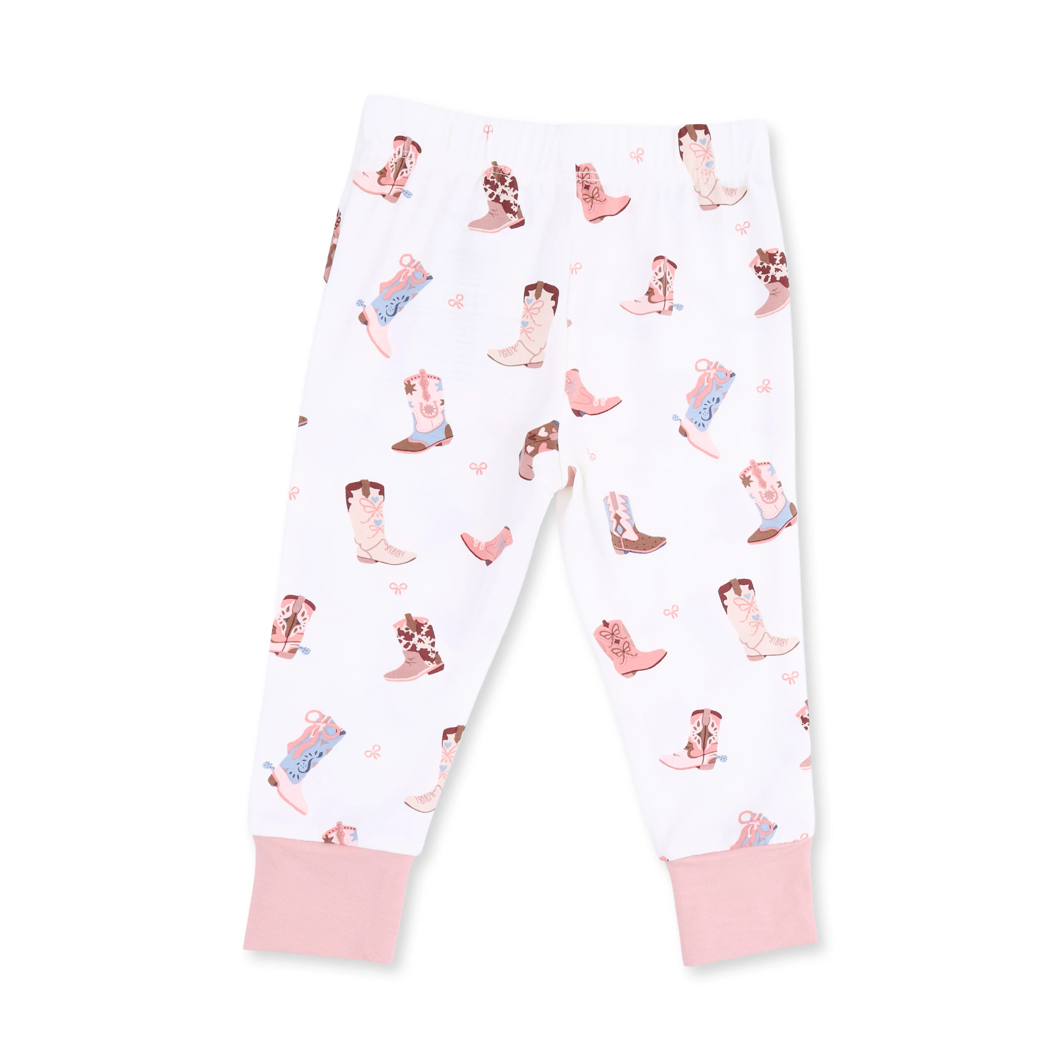 Buckarette Boots - Short Sleeve Loungewear Set - Image 4