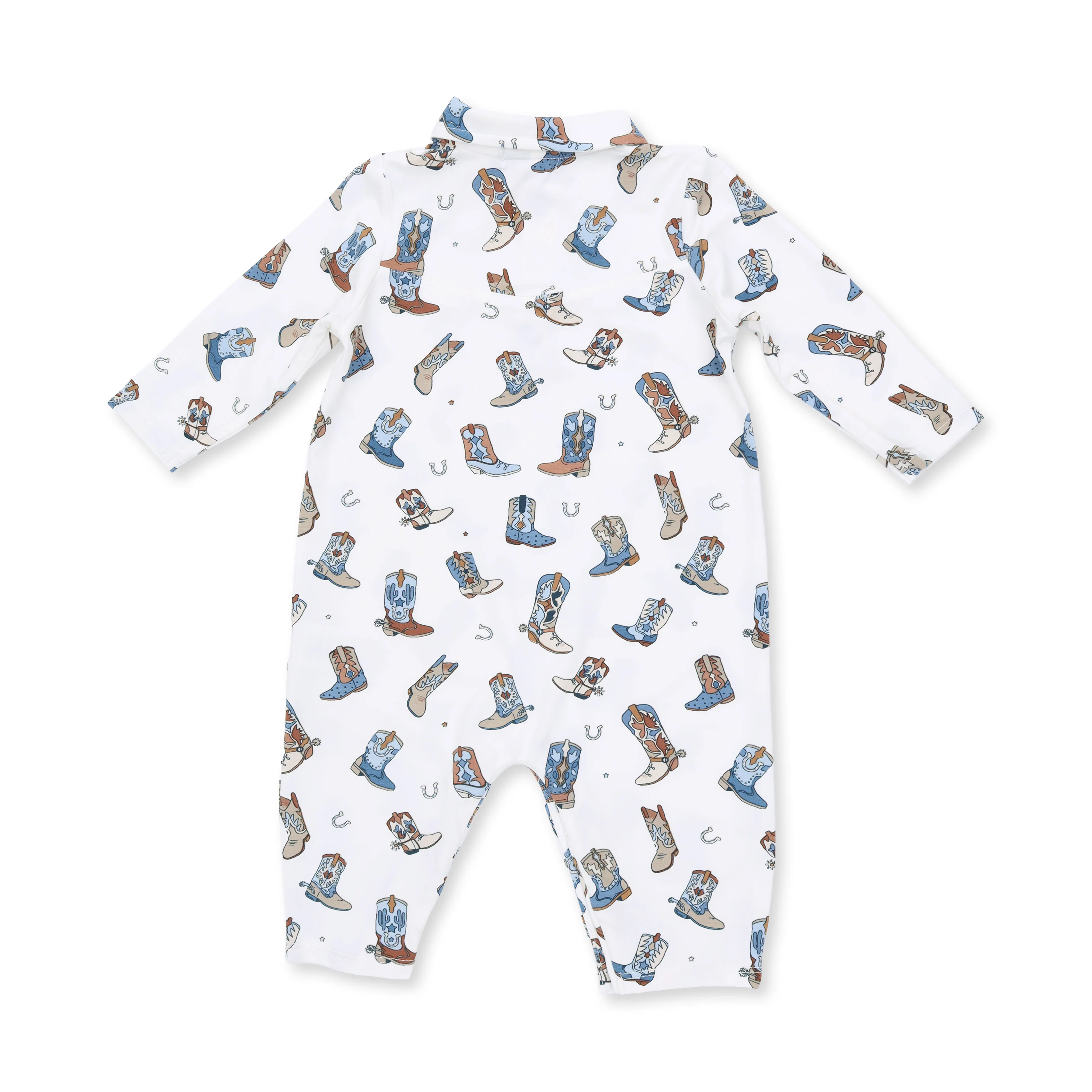Buckaroo Boots - Long Sleeve Cowboy Romper - Image 2