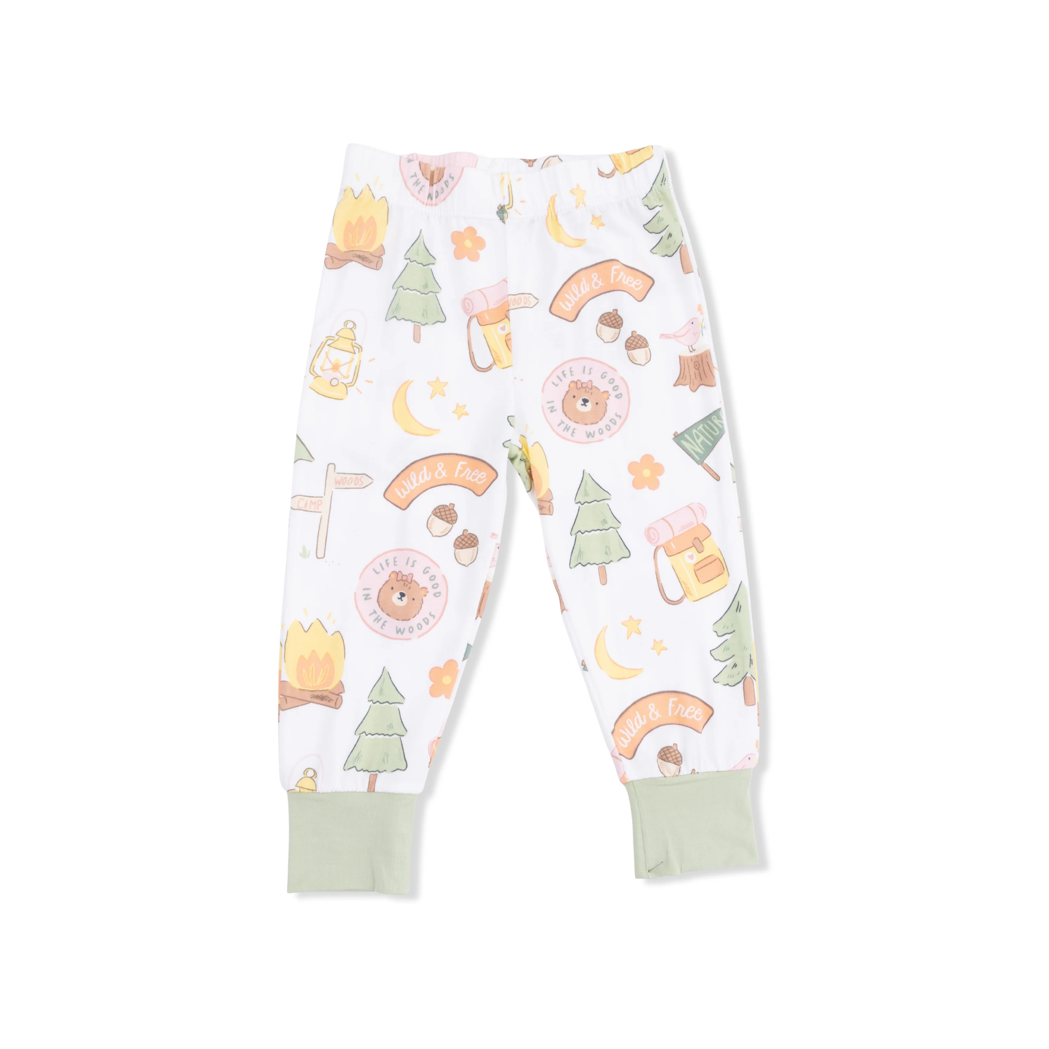 Camping Pink - Short Sleeve Loungewear Set - Image 3