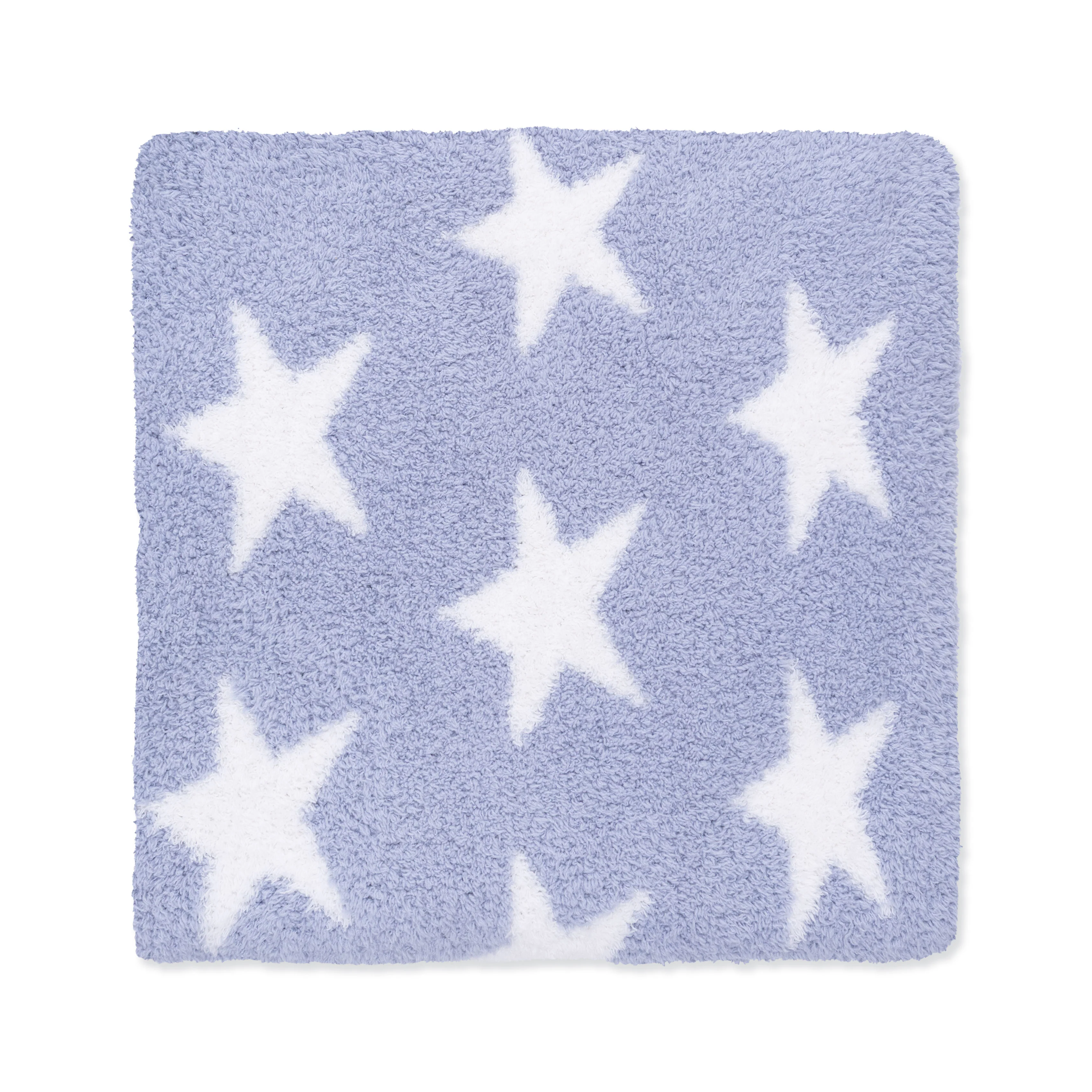 Chenille - Dusty Blue Star Blanket - Image 3