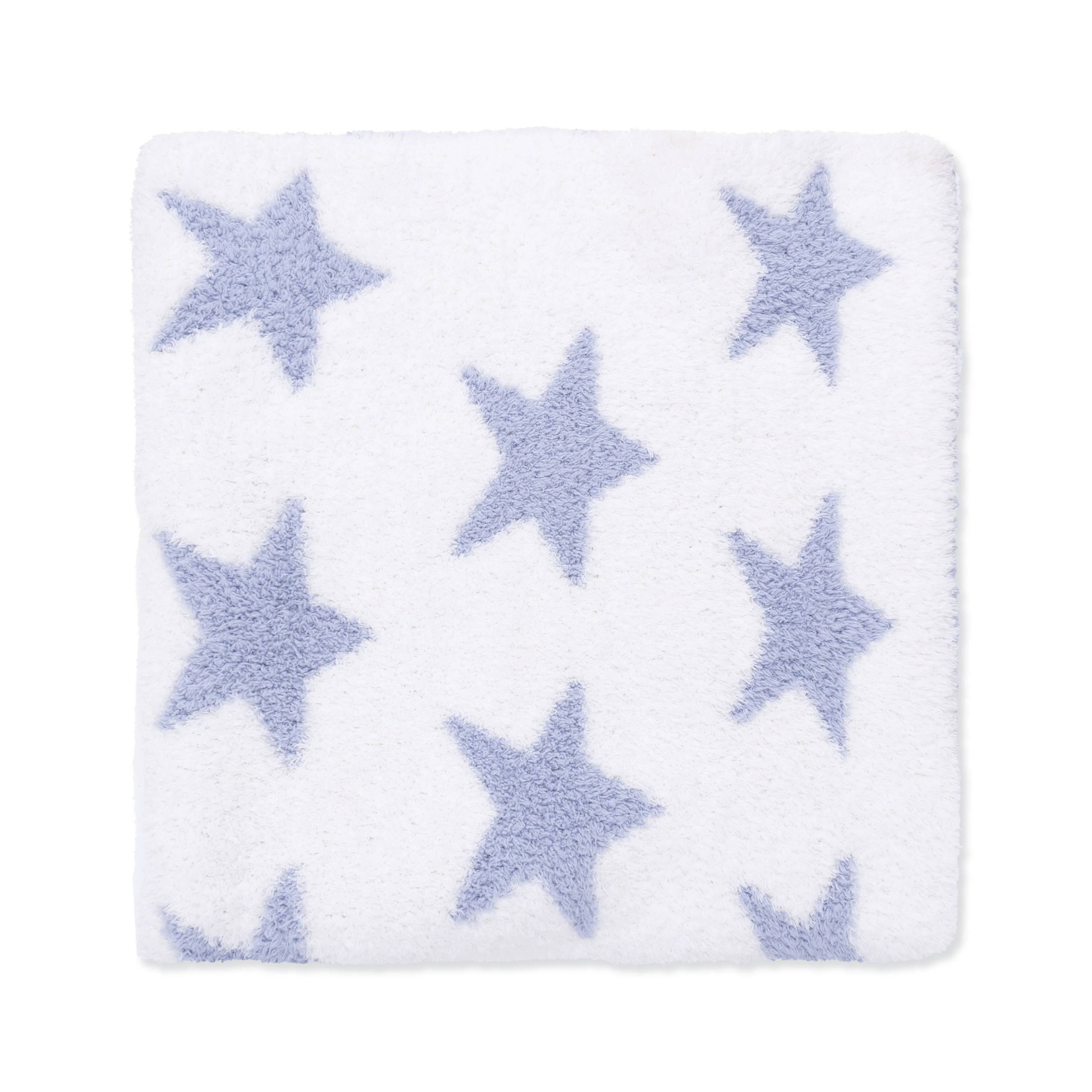 Chenille - Dusty Blue Star Blanket - Image 4