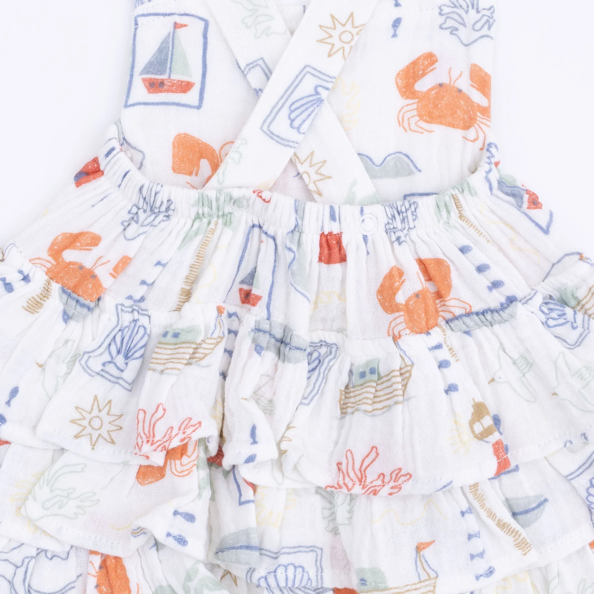 Club Mediterranean - Ruffle Sunsuit - Image 4