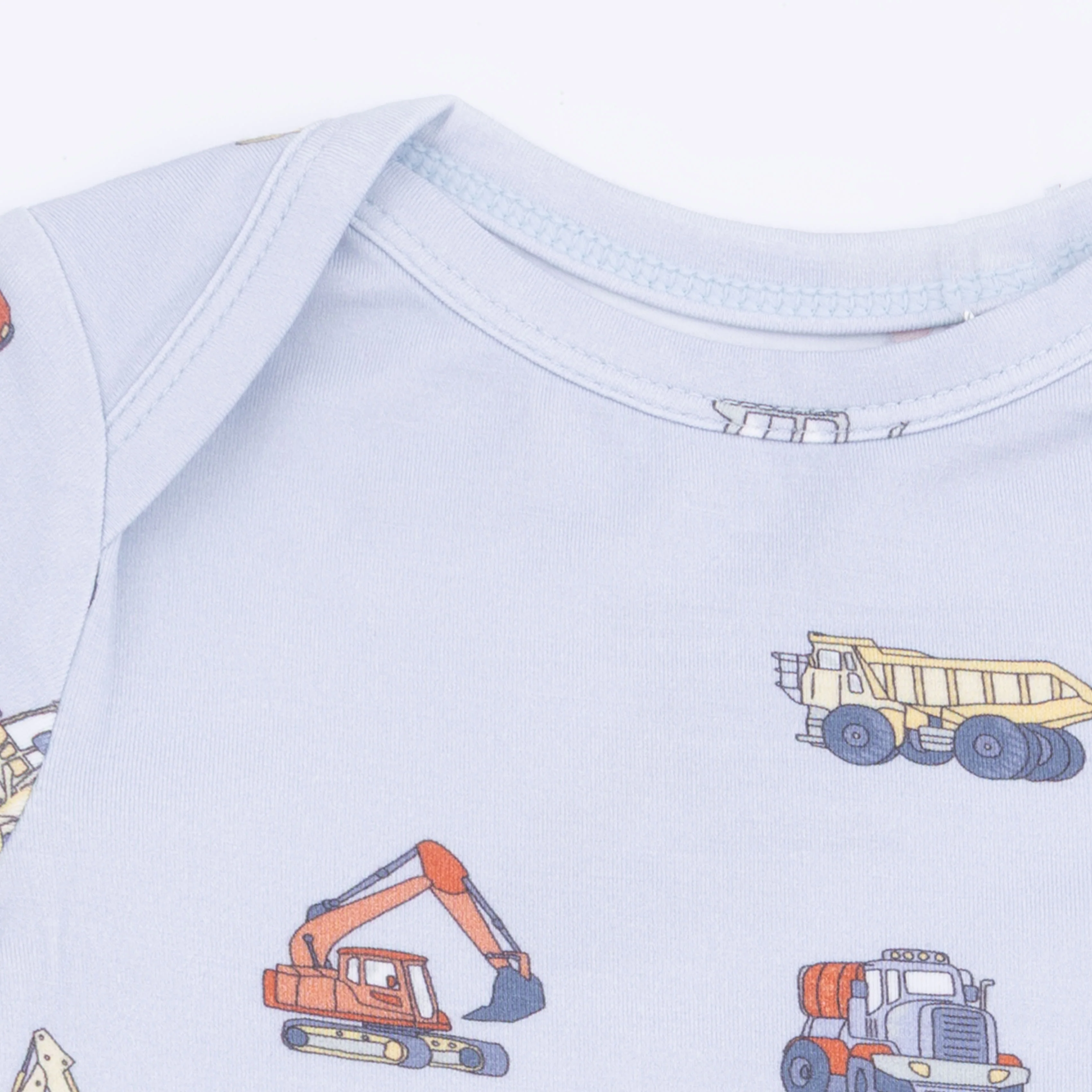Construction Vehicles - Short Sleeve Bodysuit - Image 3