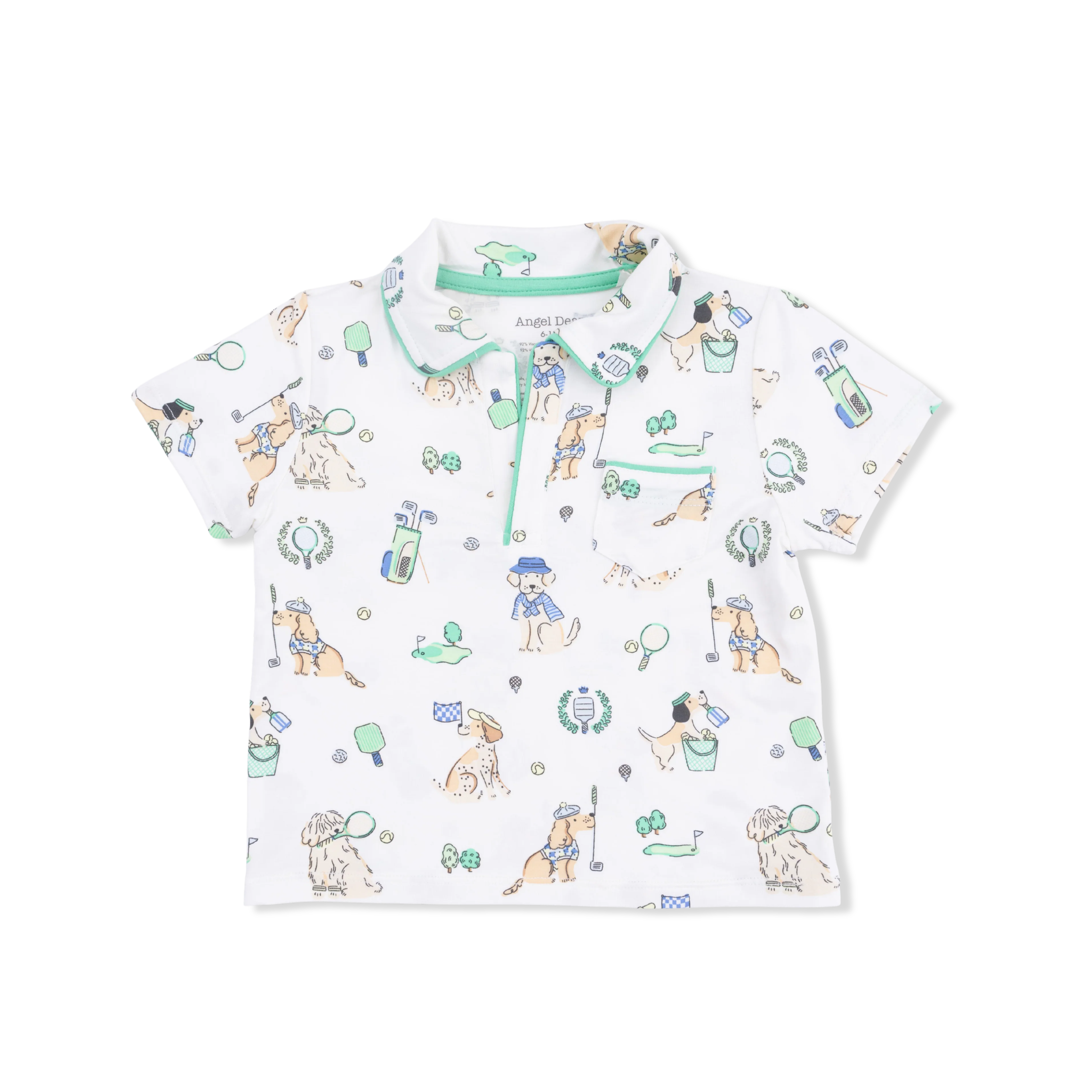 Country Club Dogs Neutral - Polo with Casual Short  & Bucket Hat - Image 3