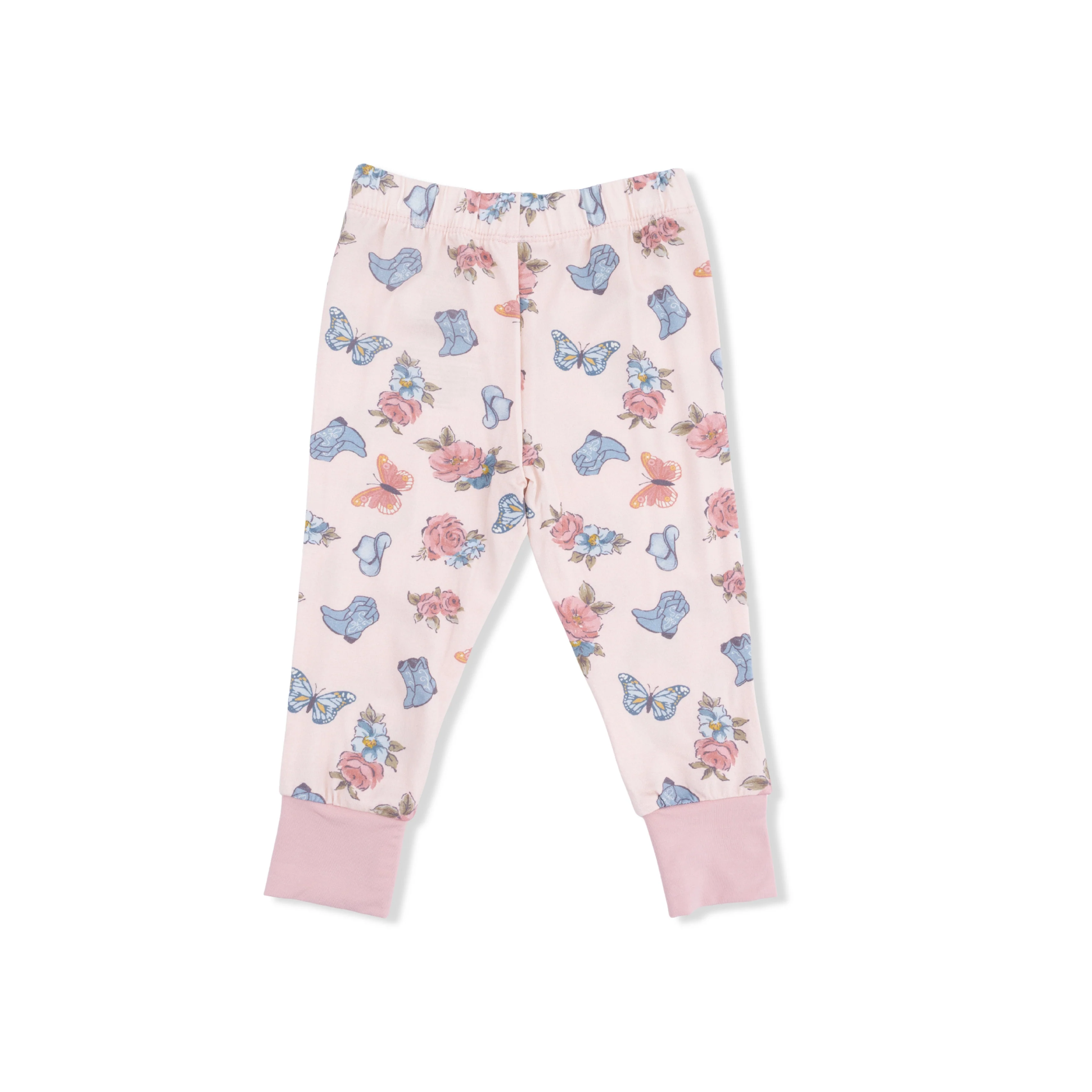 Country Girl Boots - Short Sleeve Loungewear Set - Image 5