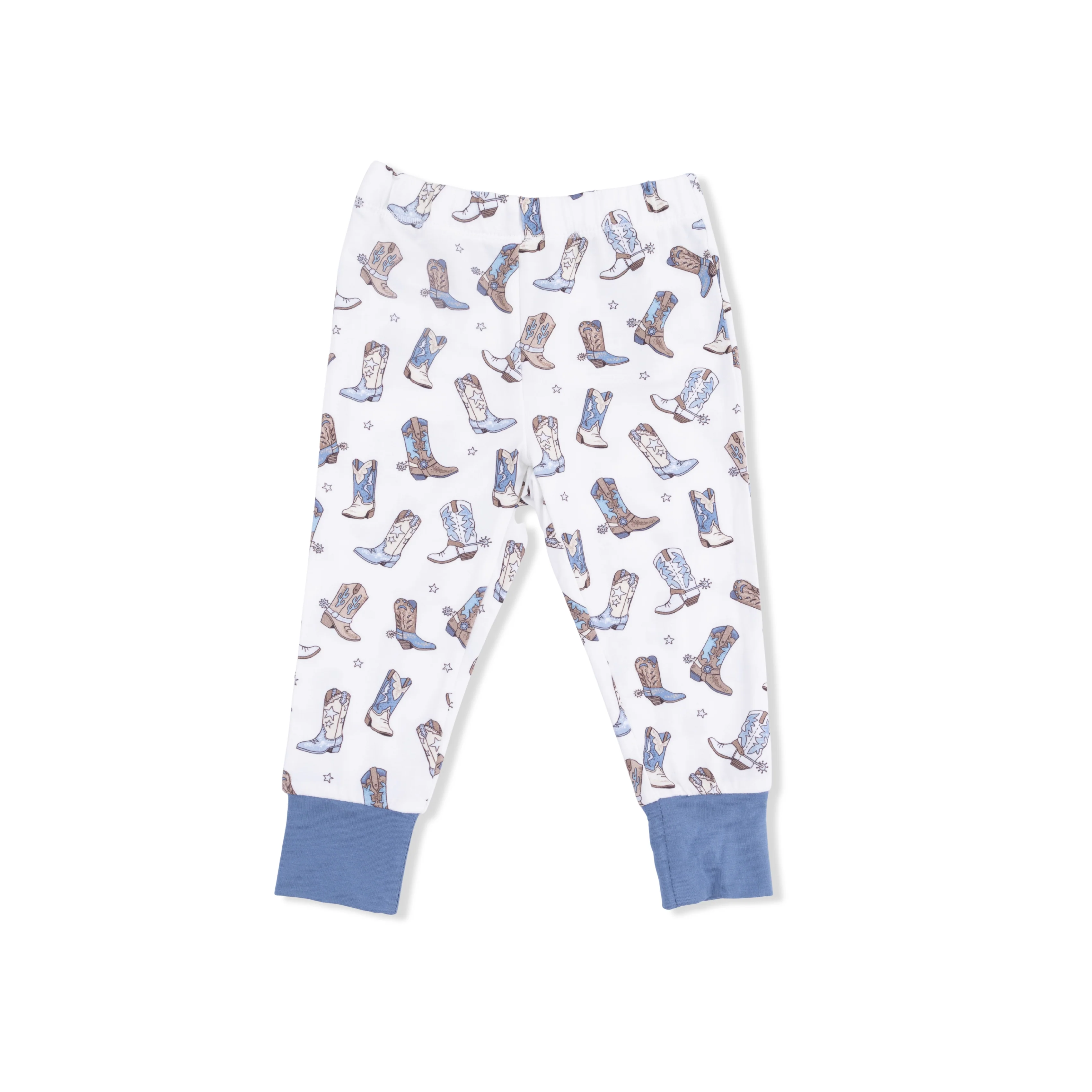 Cowboy Boots - Short Sleeve Loungewear Set - Image 5