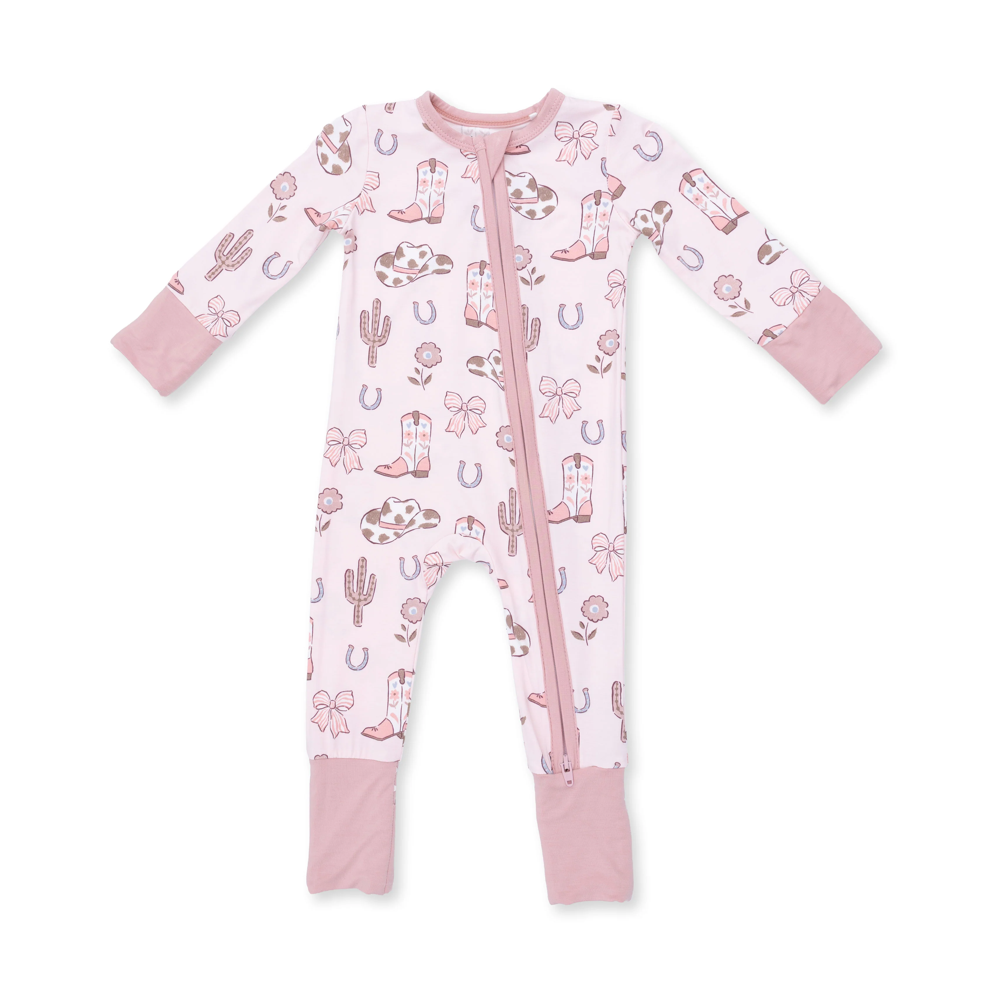 Cowgirl Boots and Bows - Convertible Romper