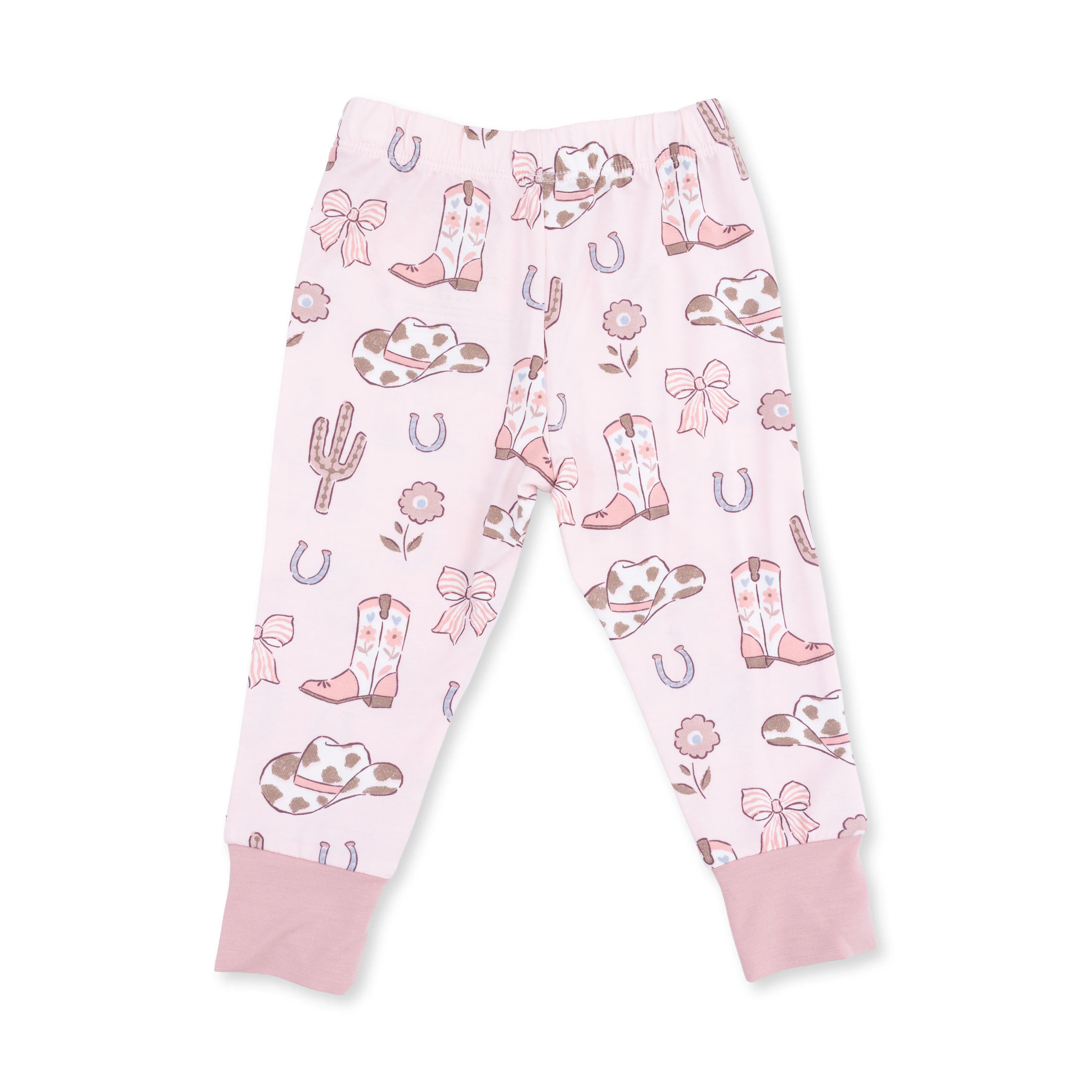 Cowgirl Boots and Bows - Long Sleeve Loungewear Set - Image 4
