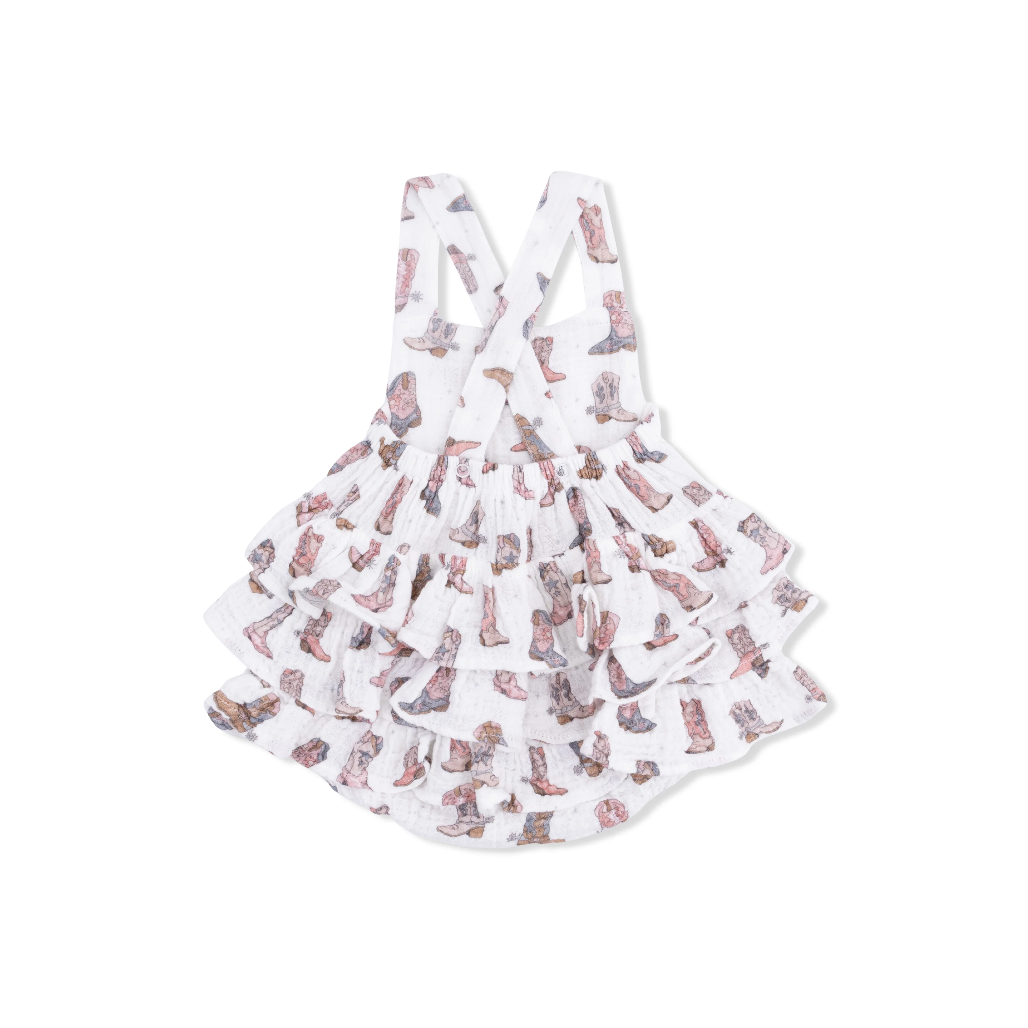 Cowgirl Boots - Ruffle Sunsuit - Image 4