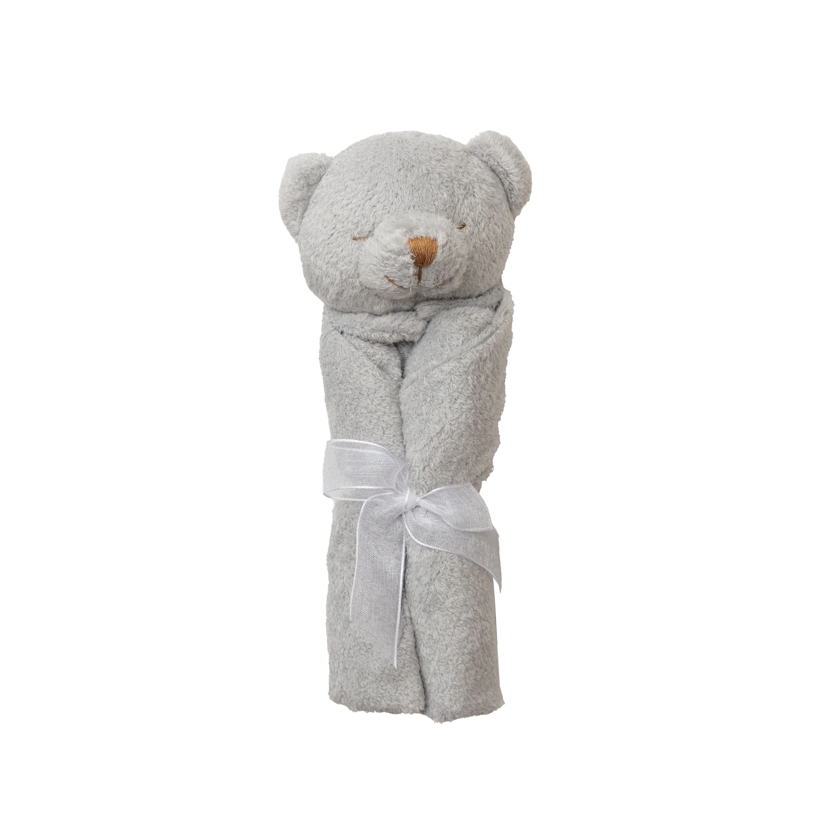 Cuddle Twins - Grey Bear Blankie - Image 3