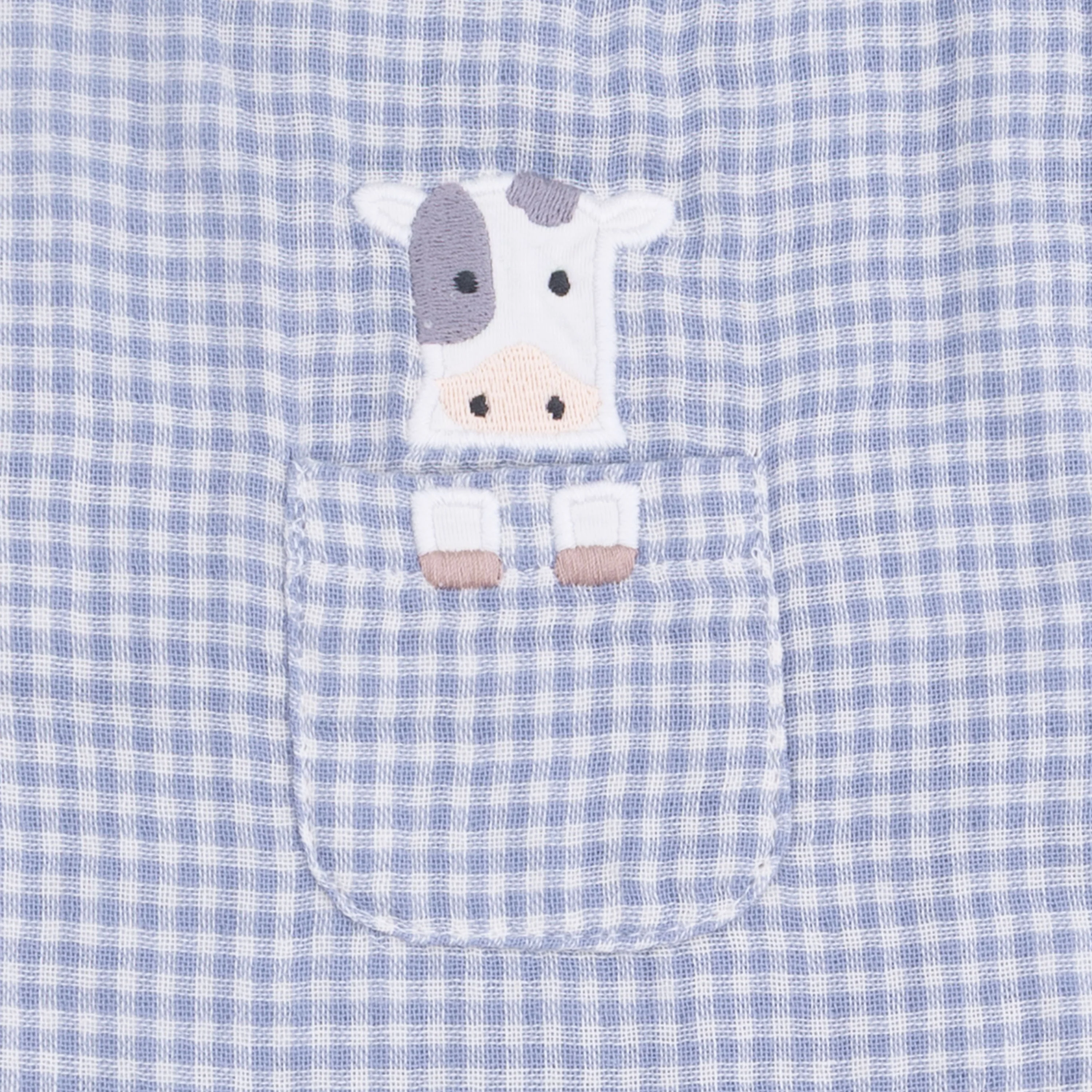Cute Farm Animals Appliques - Jon Jon with Short Sleeve Bodysuit - Image 5
