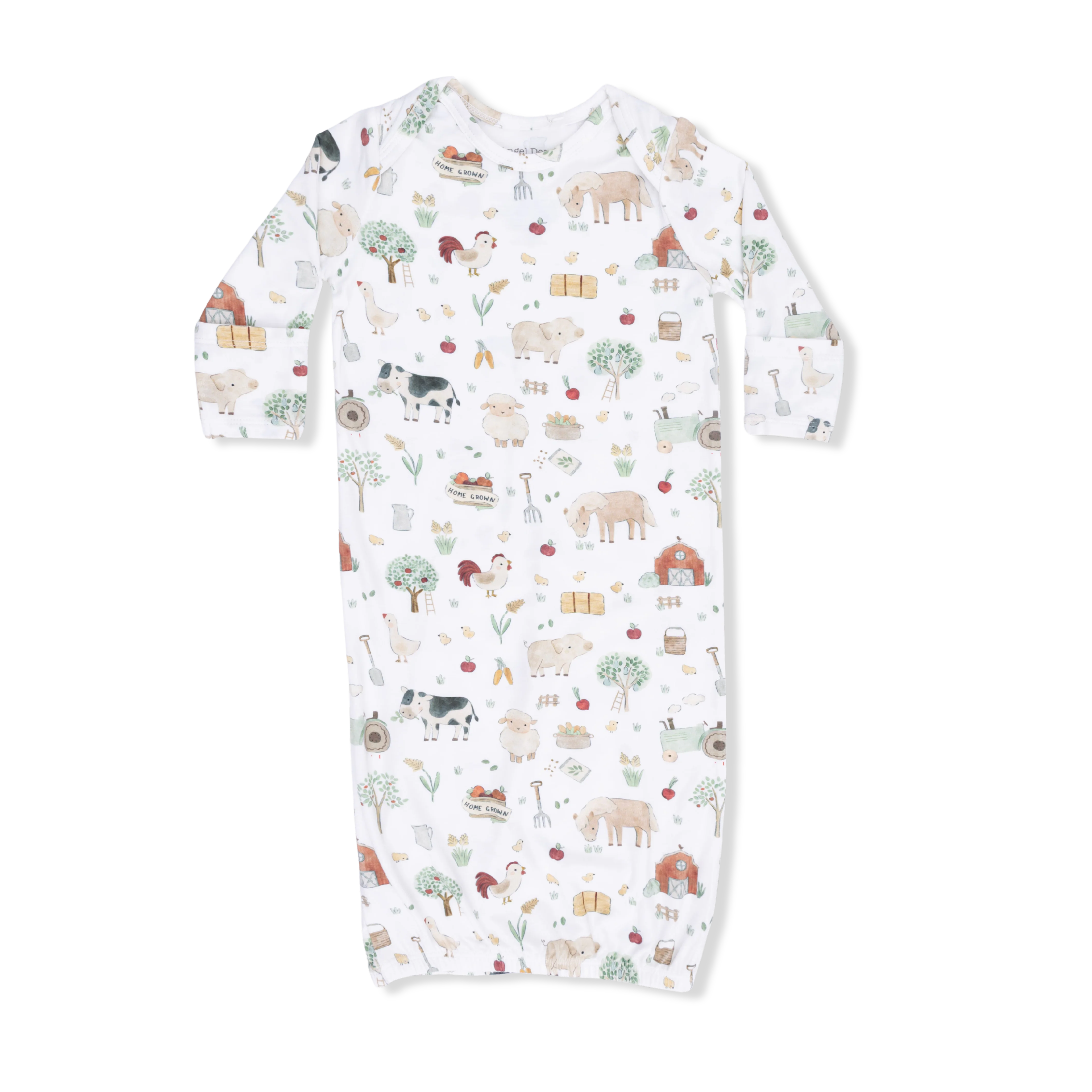 Cute Farm Animals Uni - Lap Shoulder Gown