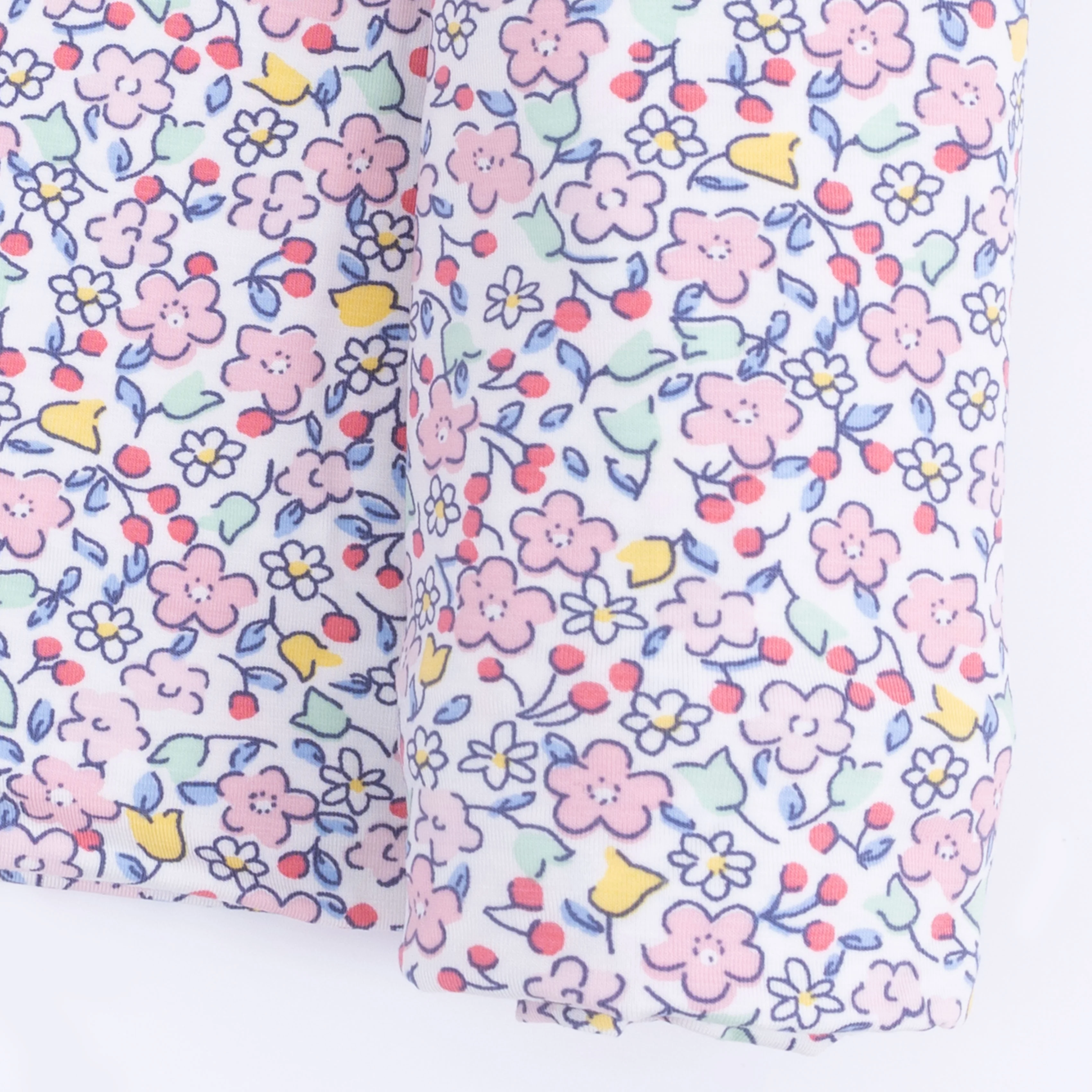 Elizabeth's Garden - 2 Way Ruffle Back Zipper Footie & Swaddle Blanket Set - Image 7