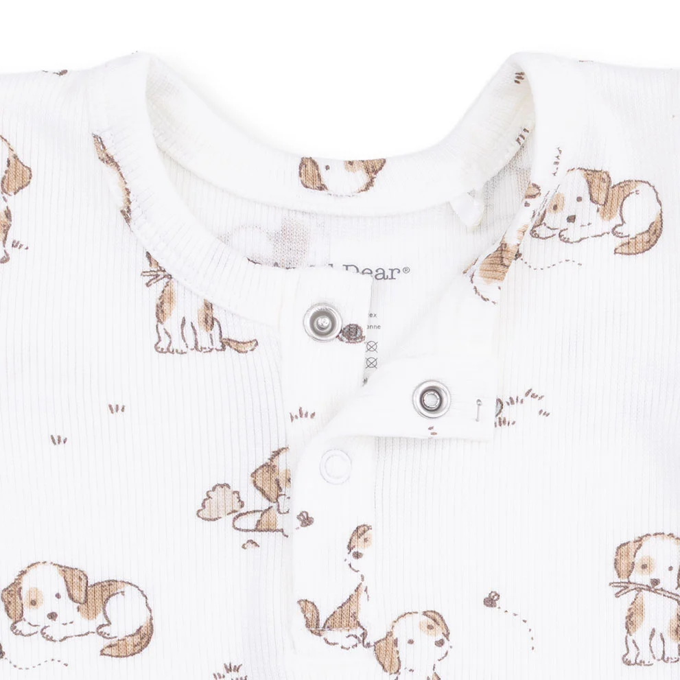 Explorer Puppy Blue - Long Sleeve Henley Play Set - Image 5