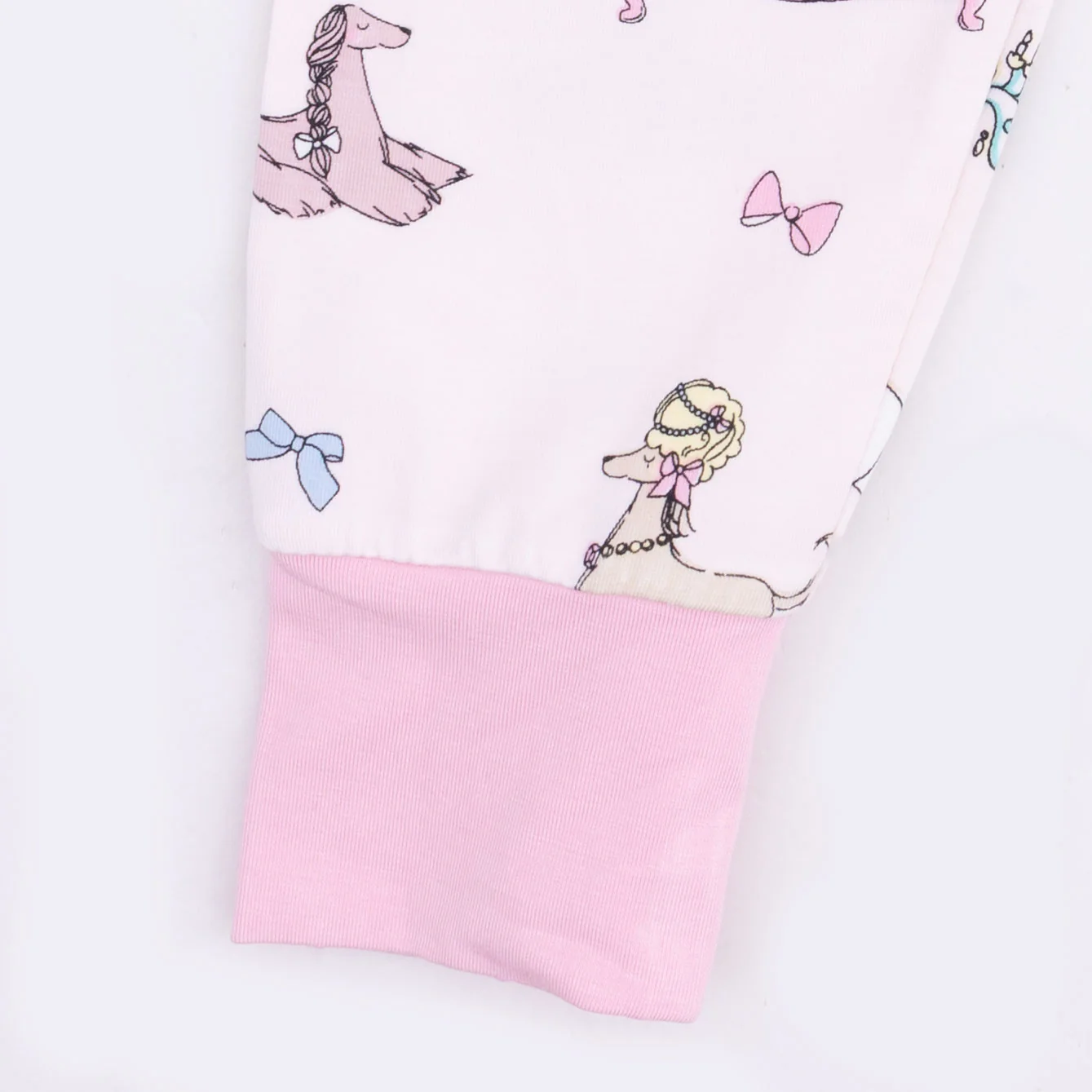 Fancy Hounds with Bows - Short Sleeve Loungewear Set - Image 6