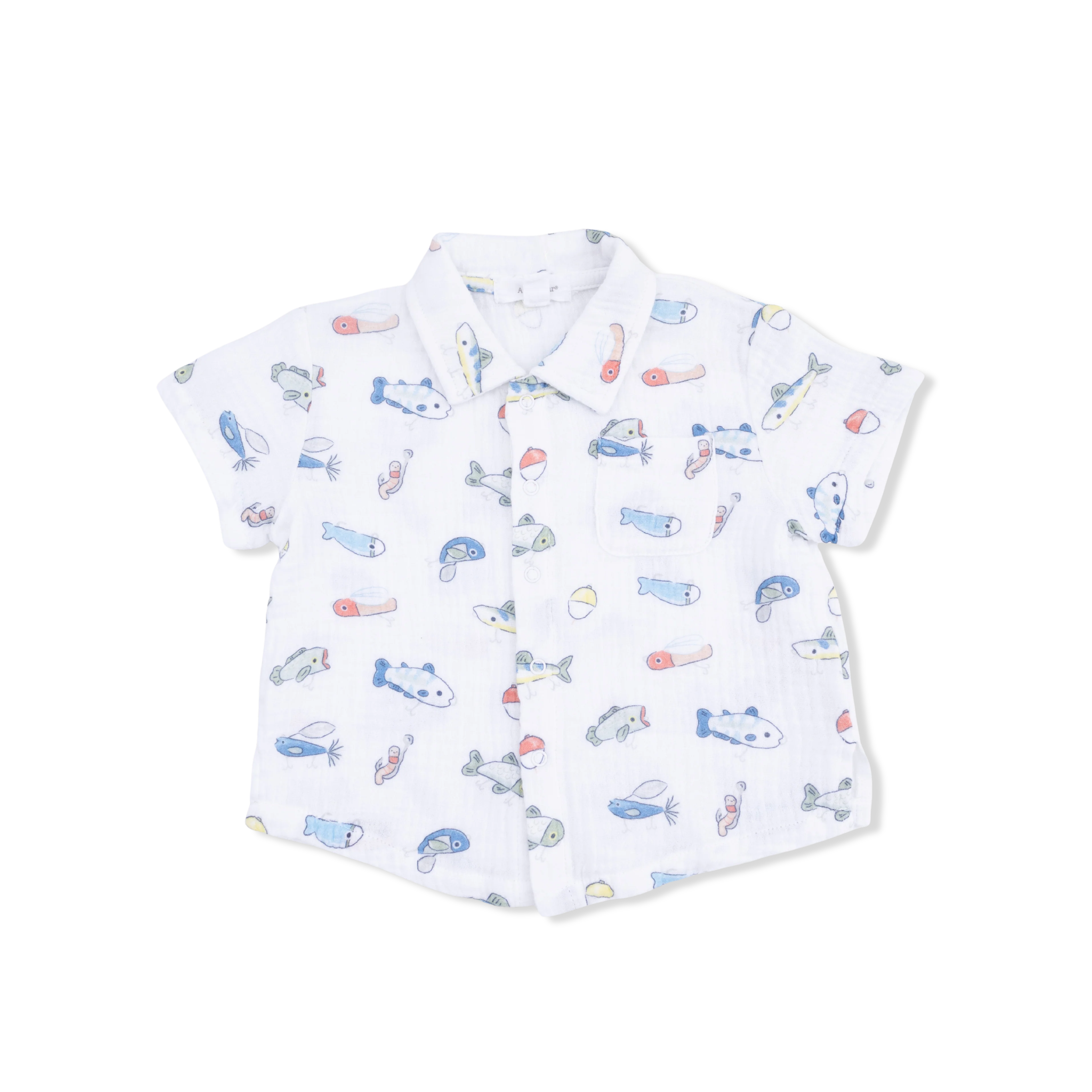 Fishing Lures - Polo Button Up with Casual Short - Image 3
