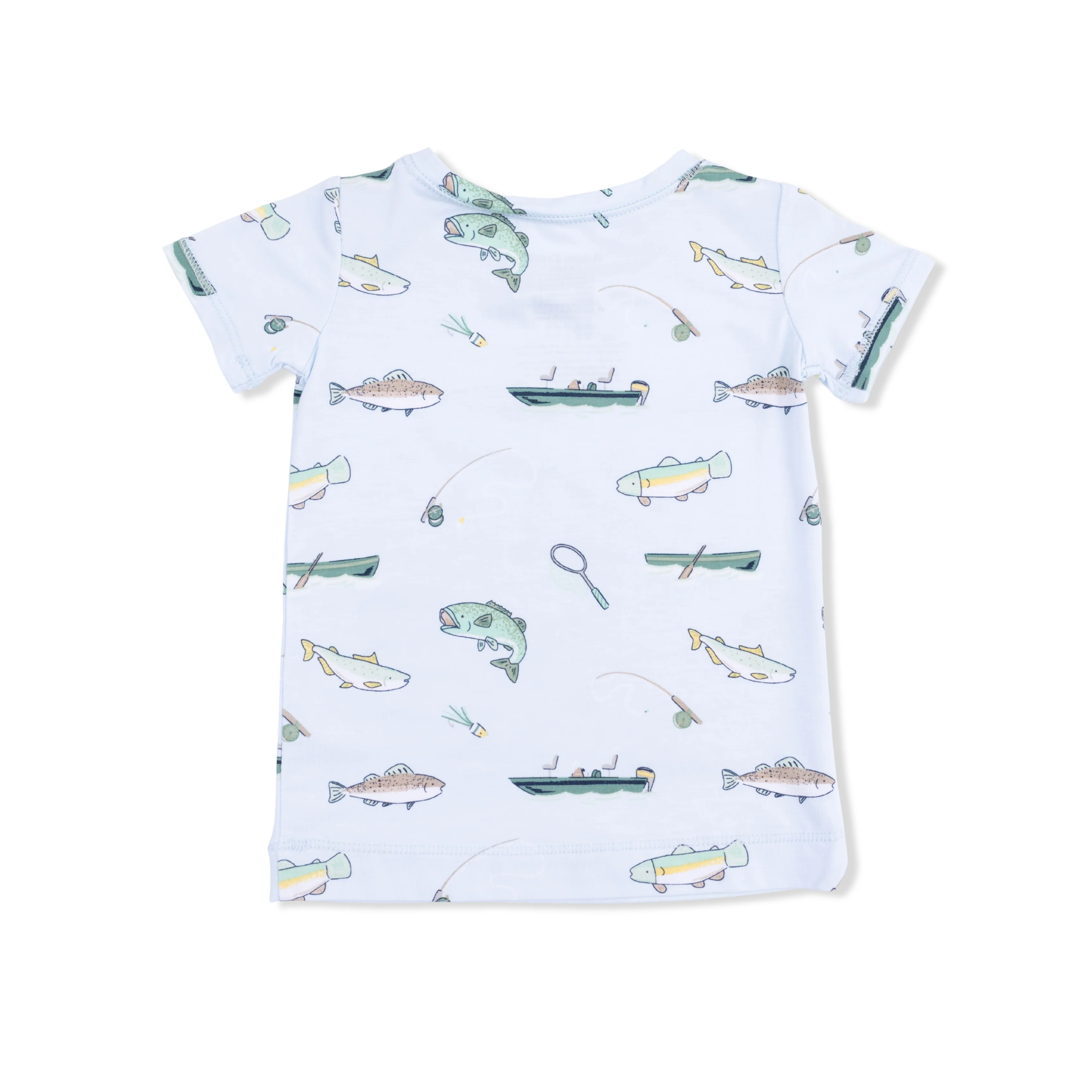 Fishing - Short Sleeve Loungewear Set - Image 3