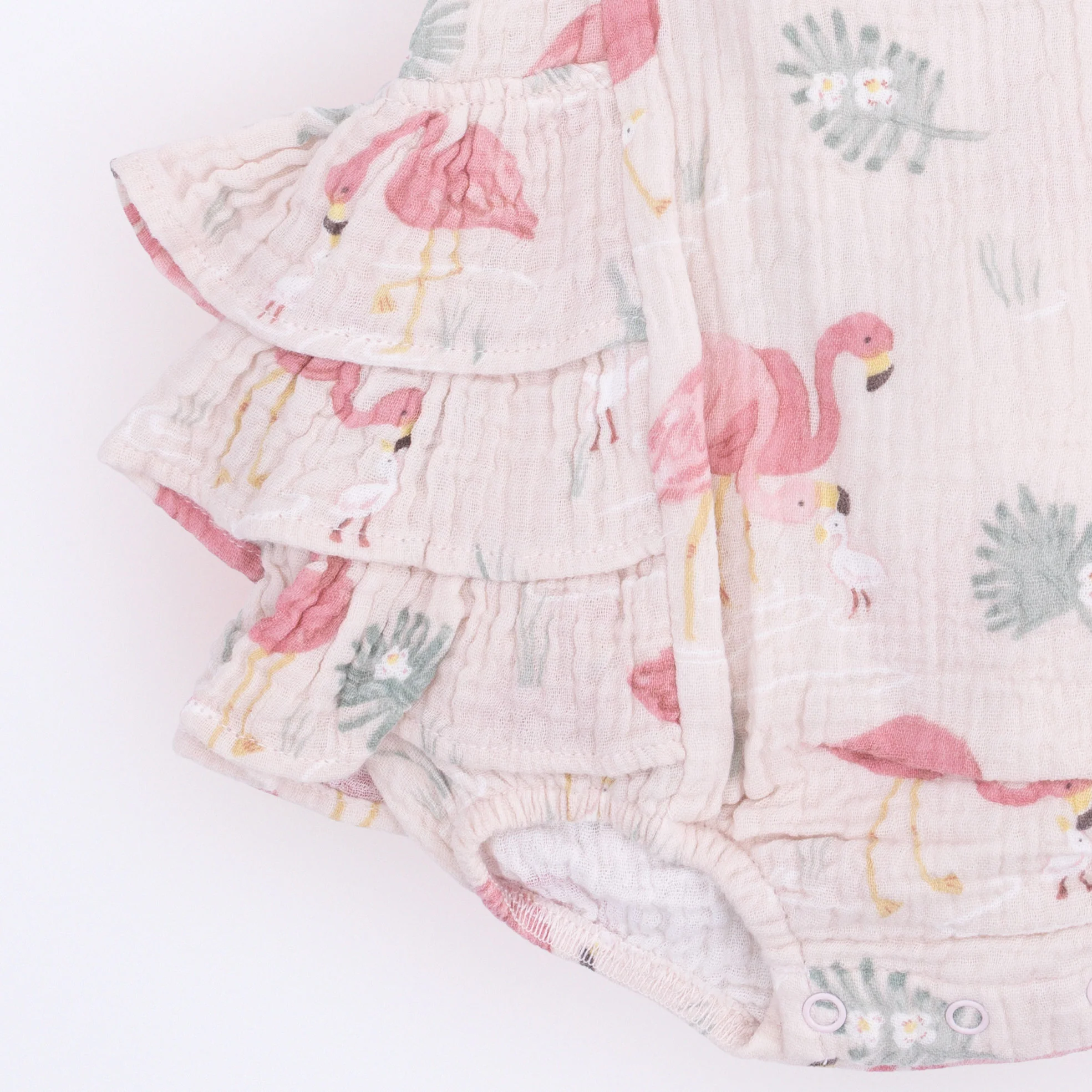 Flamingos - Ruffle Sunsuit - Image 4