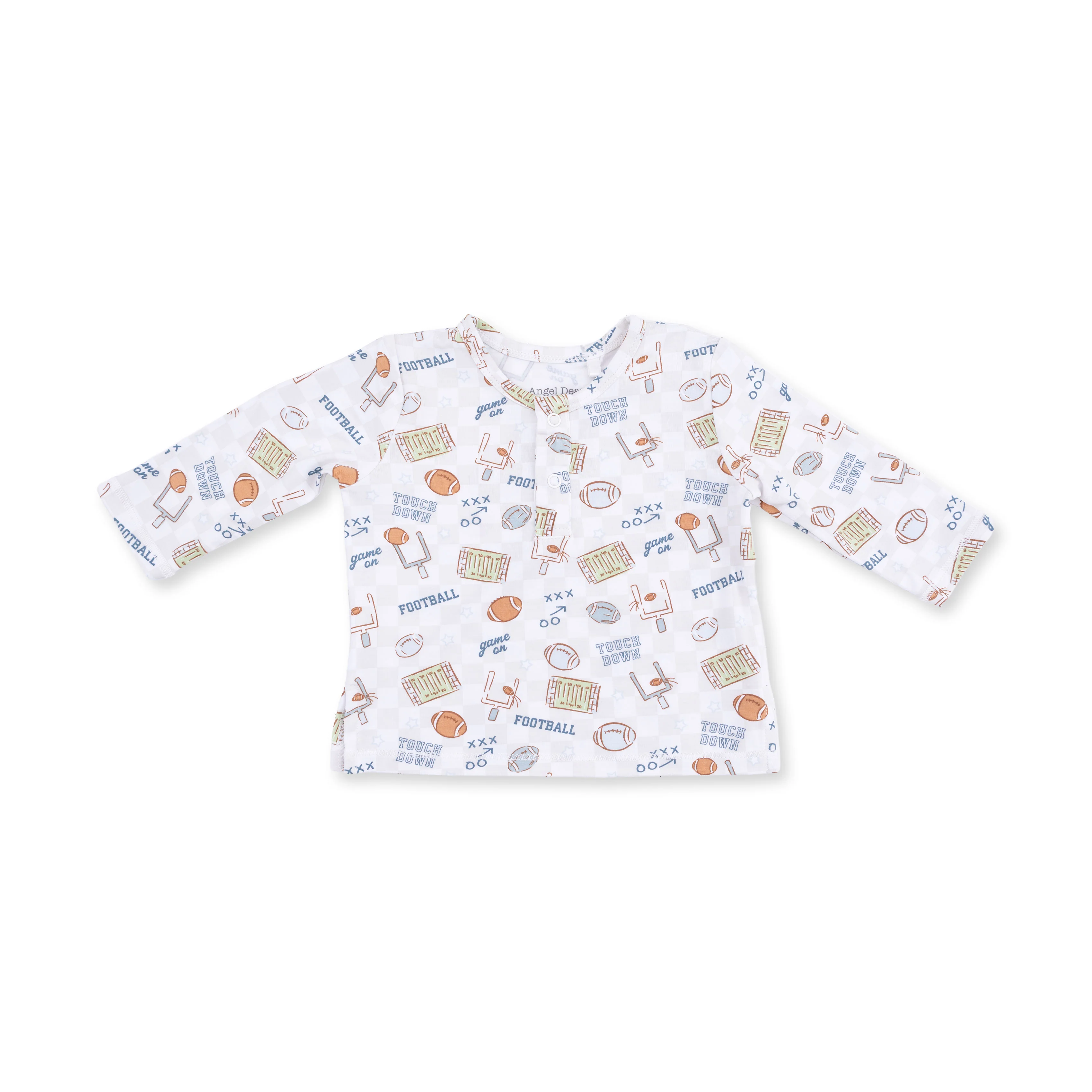 Football Check - Long Sleeve Henley Play Set - Image 3