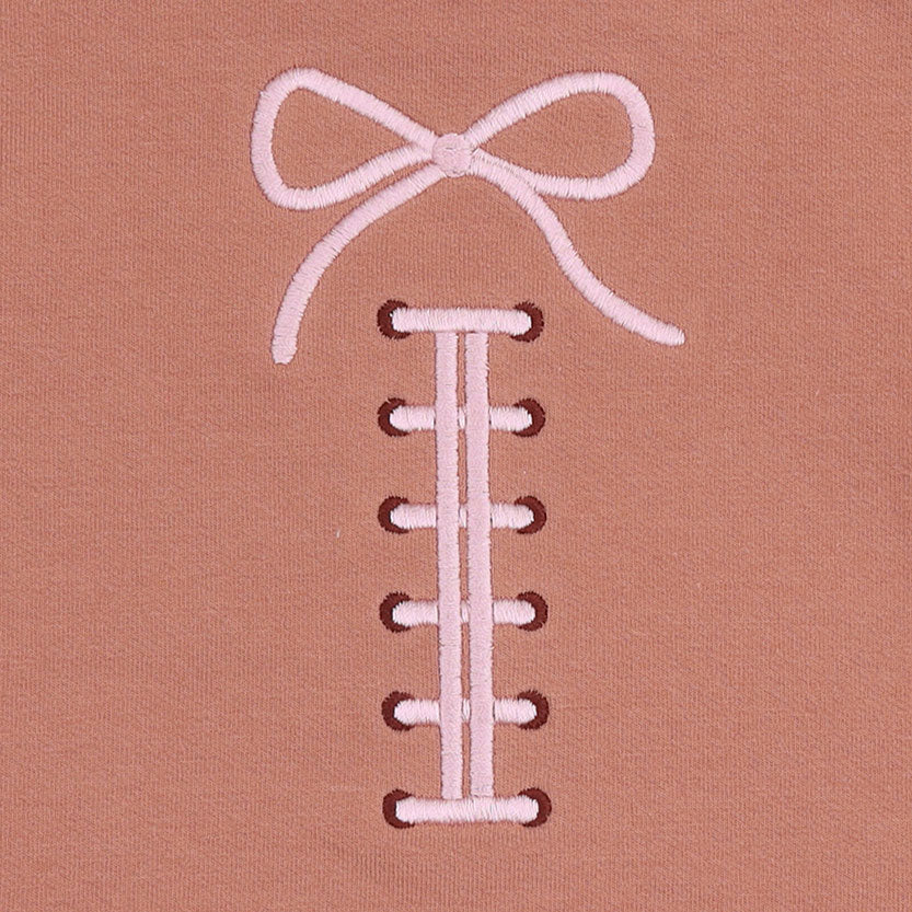 Football Laces - Sweatshirt Bubble with Bow Embroidery - Image 4