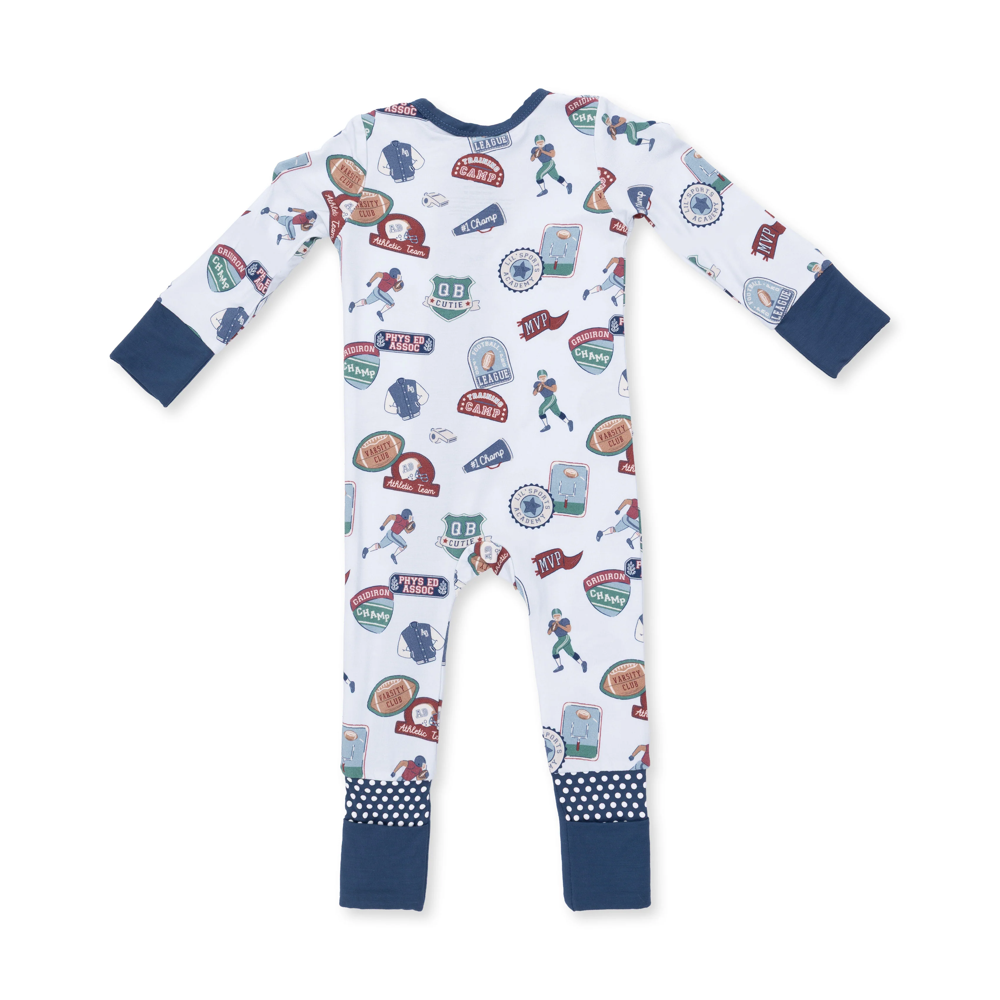 Football Patches - Convertible Romper - Image 2
