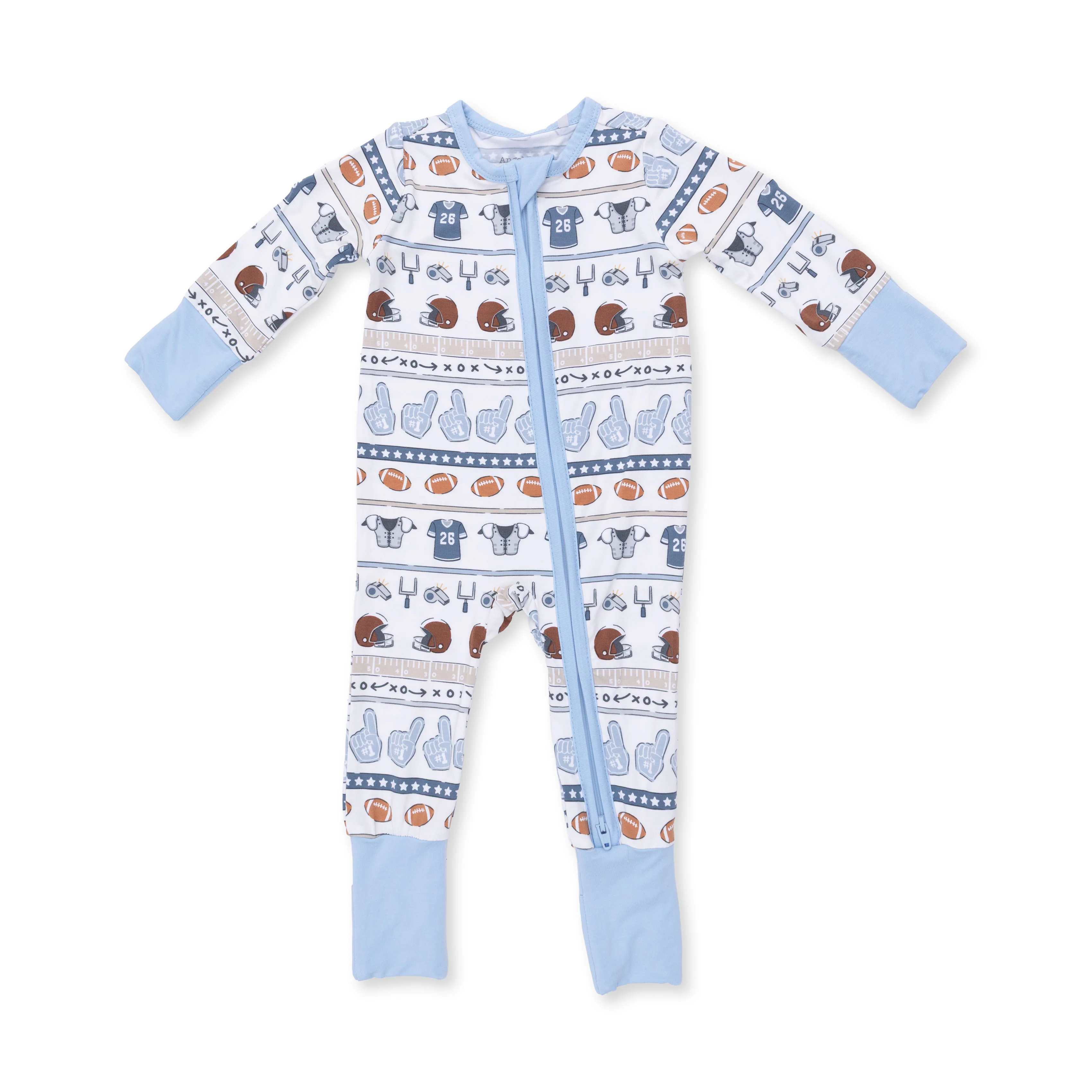 Football Stripe - Convertible Romper - Image 2