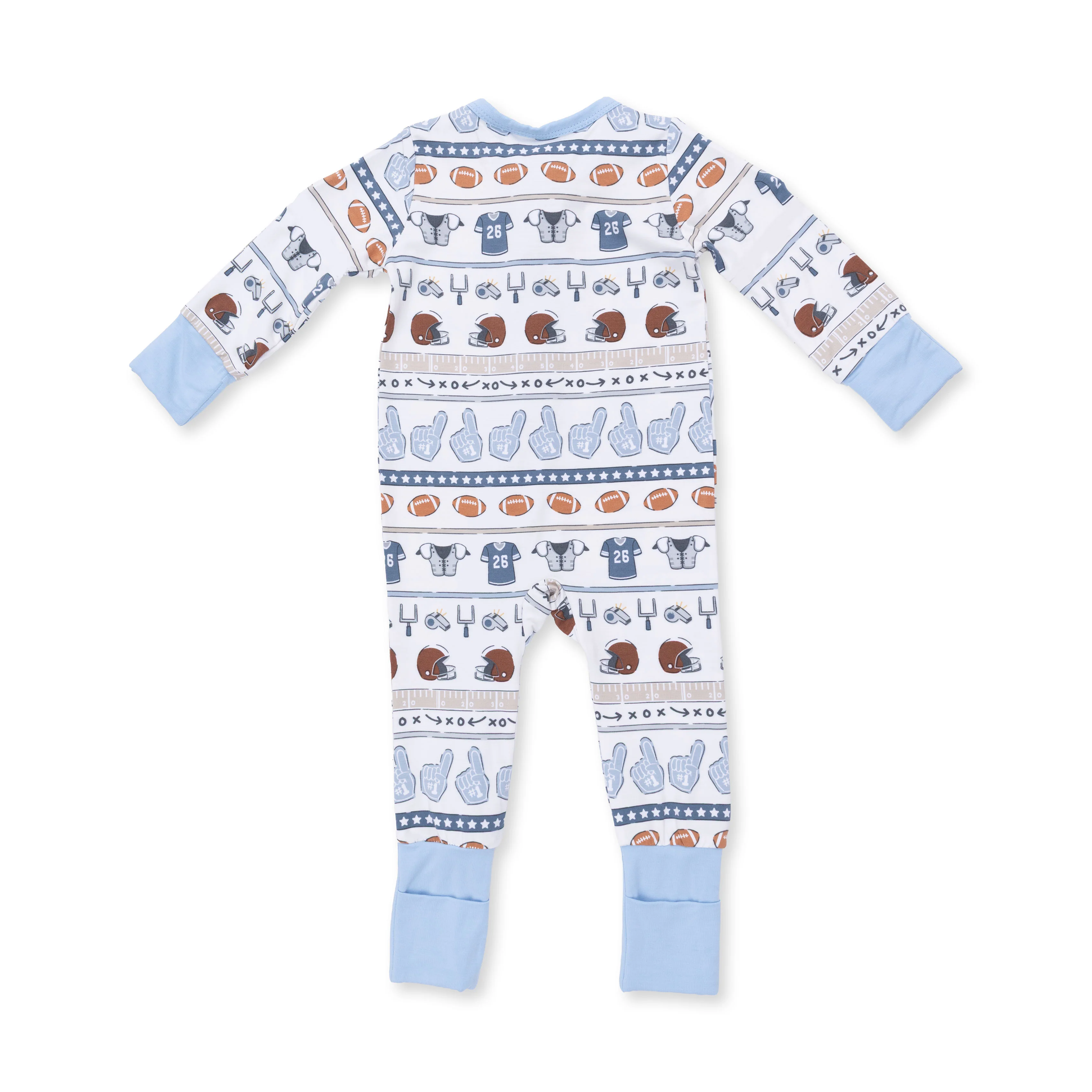 Football Stripe - Convertible Romper - Image 3