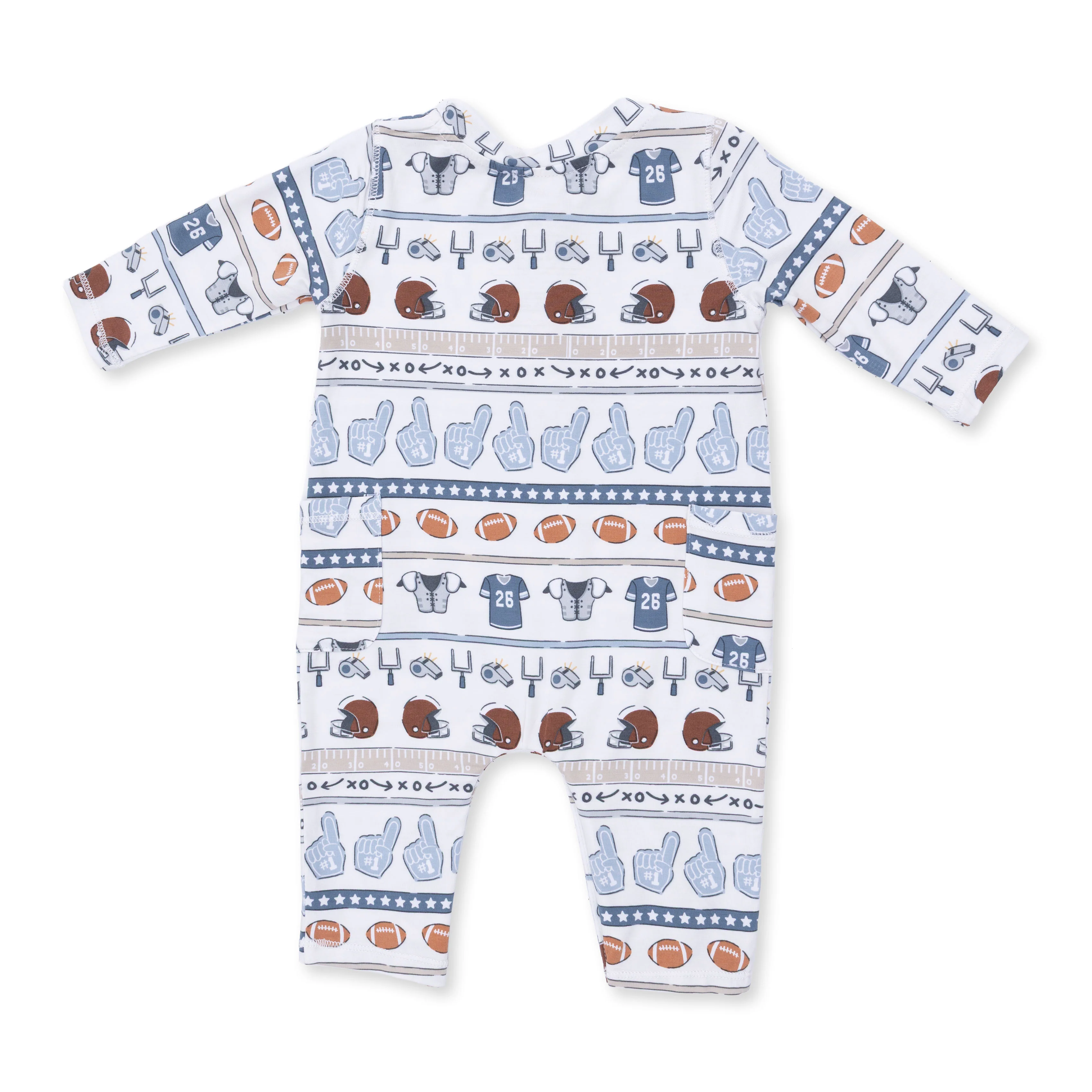 Football Stripe - Uni Romper - Image 2