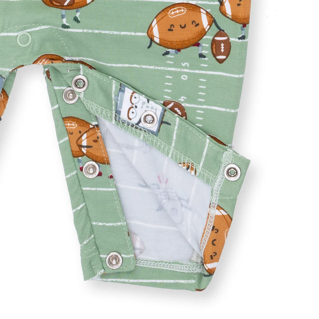 Footballs Playing Football - Polo Romper - Image 4
