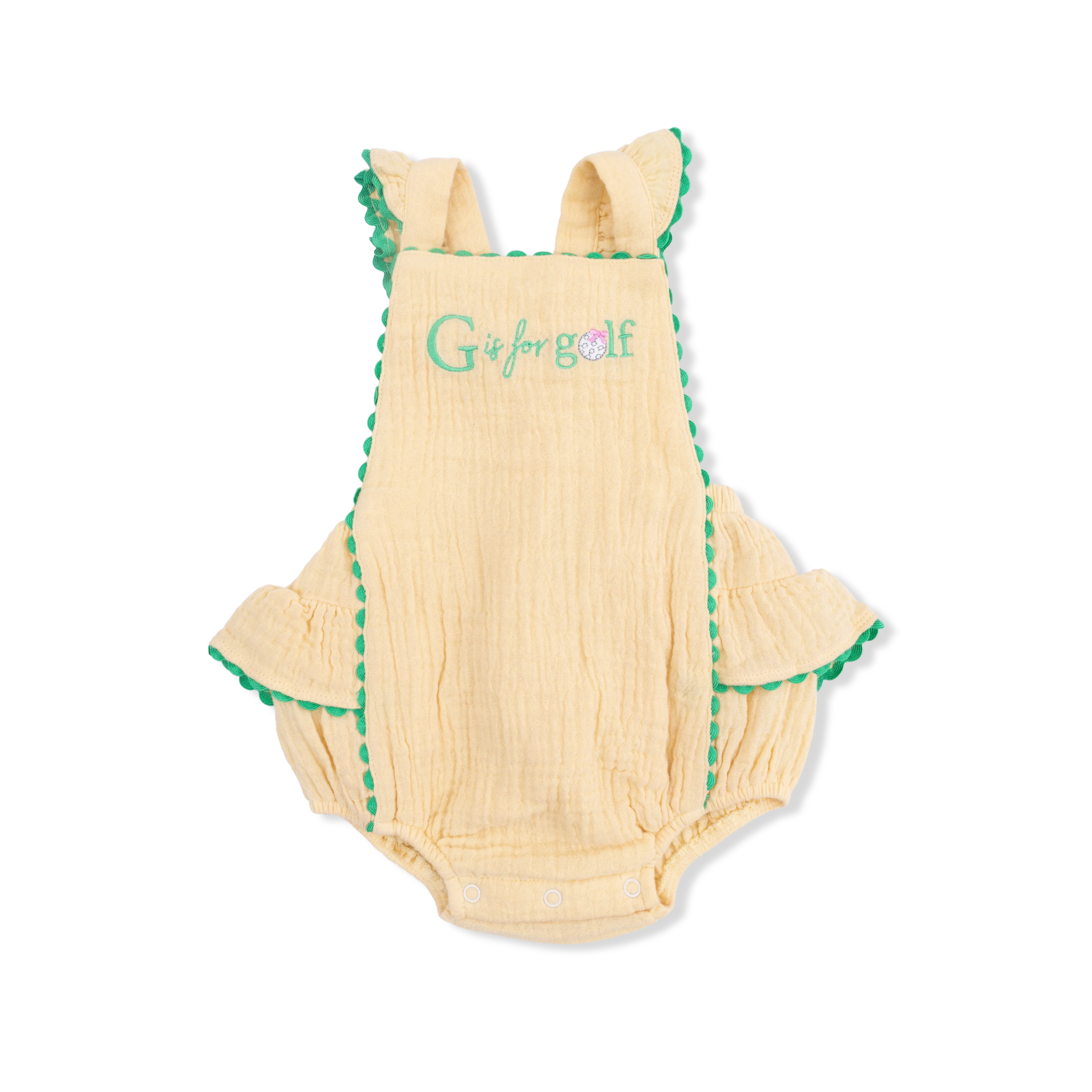 G is for Golf - Ric Rac Ruffle Sunsuit