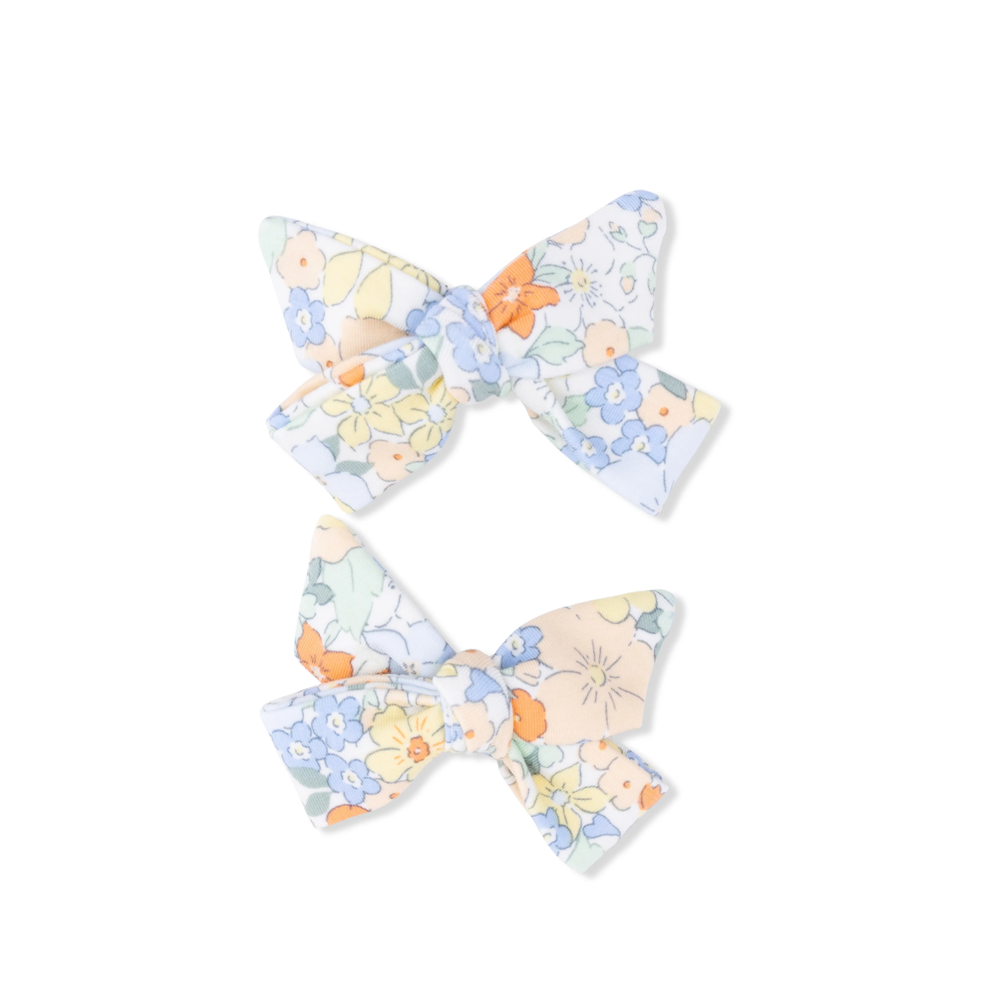 Georgia Floral - Tie Back Romper & 2 Pack Hair Bow Set - Image 3