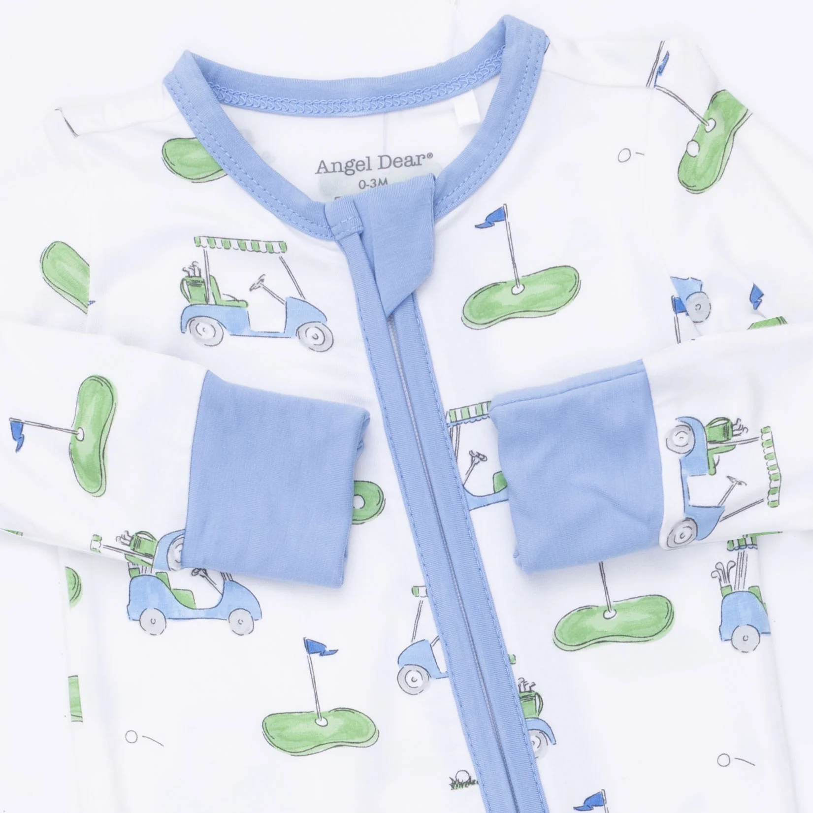 Golf Carts Blue - Convertible Romper - Image 3