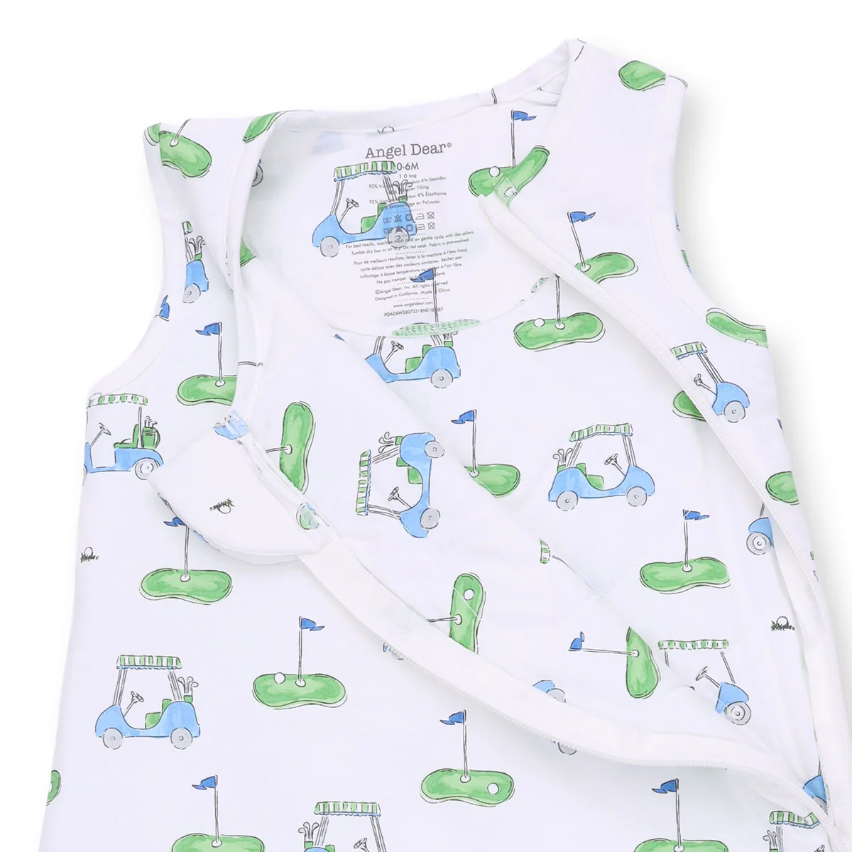Golf Carts Blue - Sleep Bag - Image 5