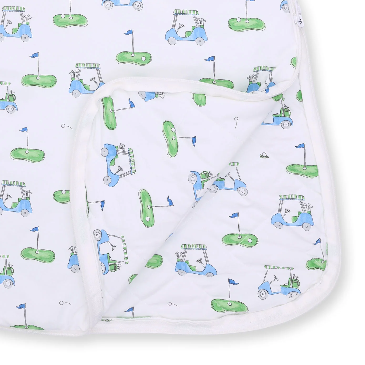 Golf Carts Blue - Sleep Bag - Image 6