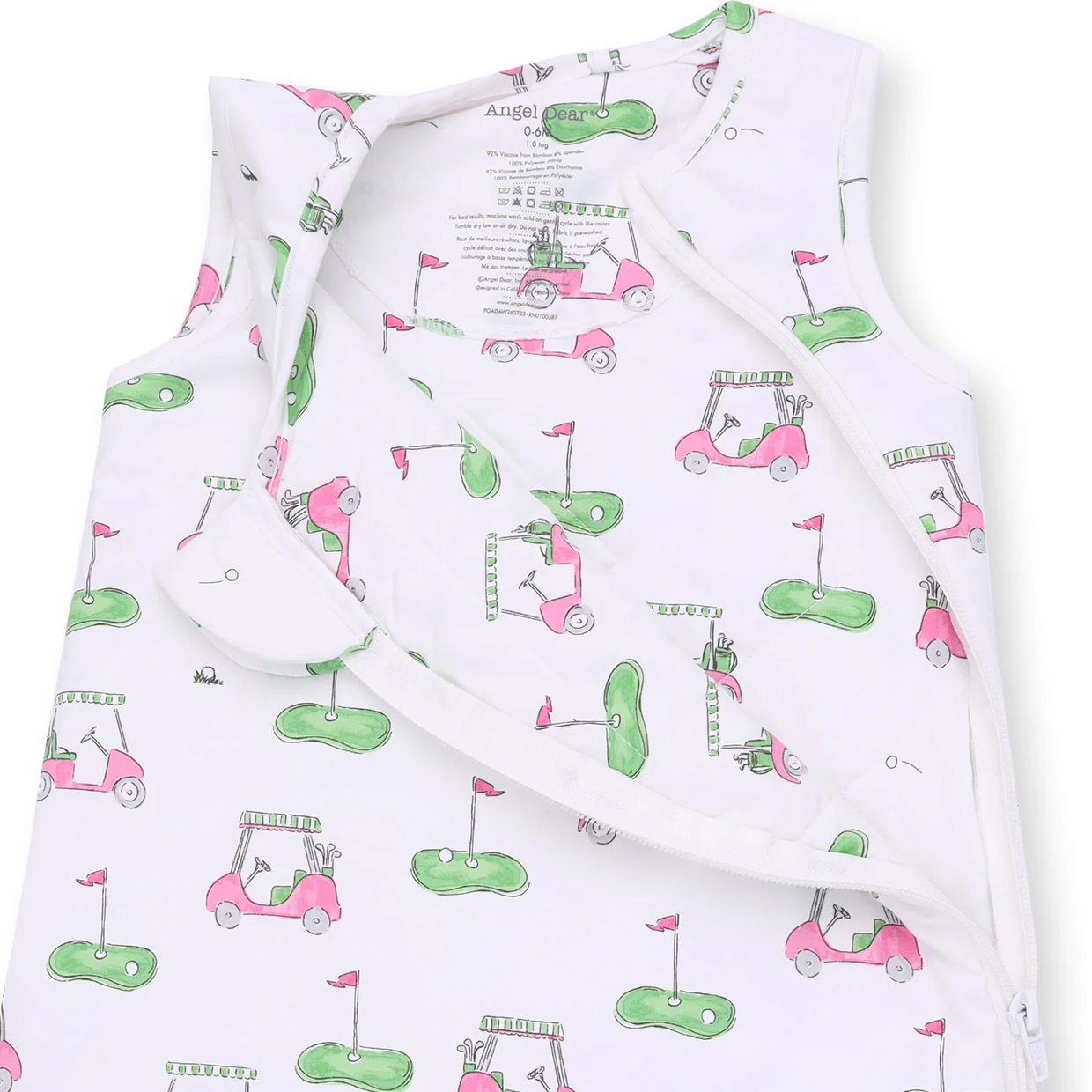 Golf Carts Pink - Sleep Bag - Image 3